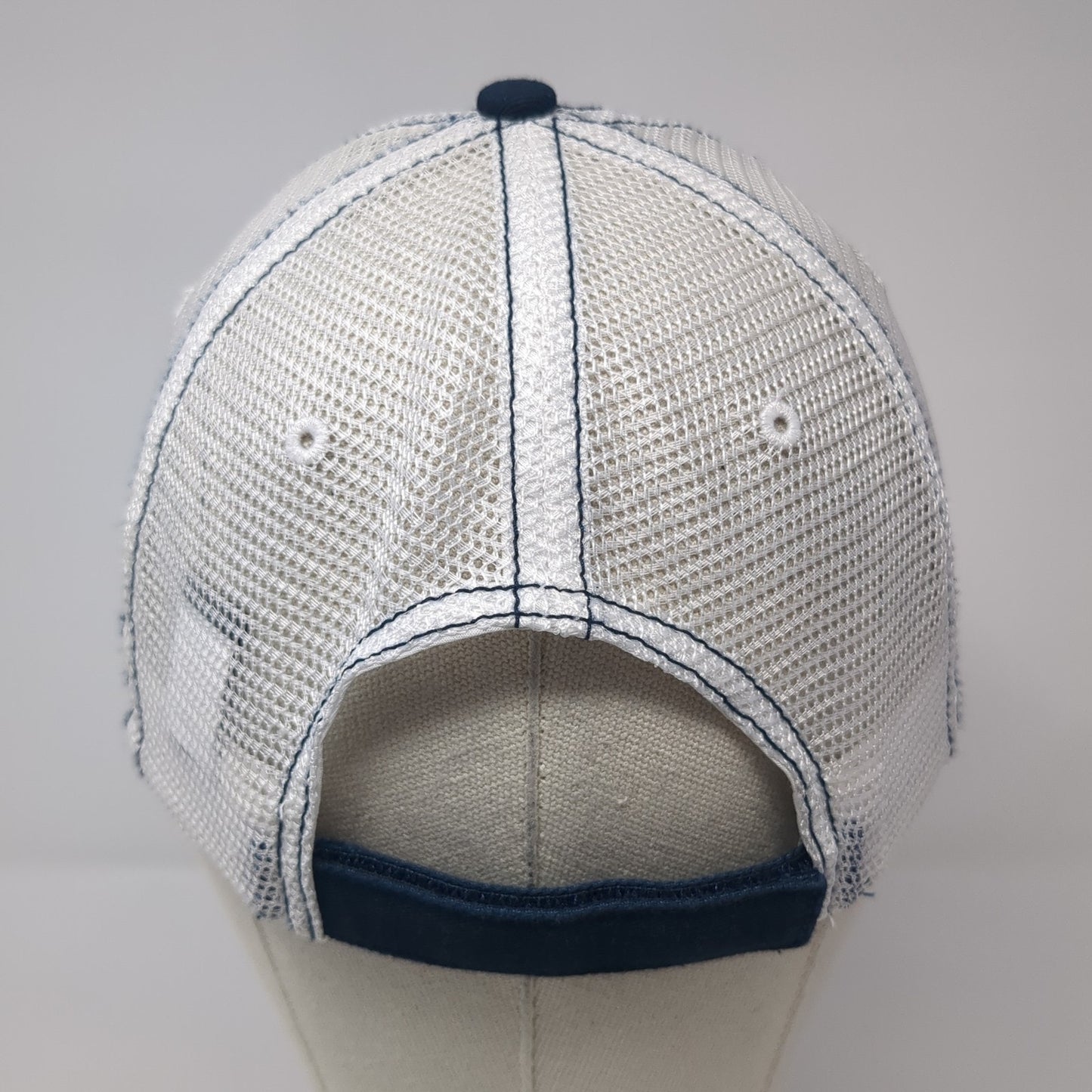2021 Run Through It Strapback Trucker Hat Blue One Size Race To Robie Creek