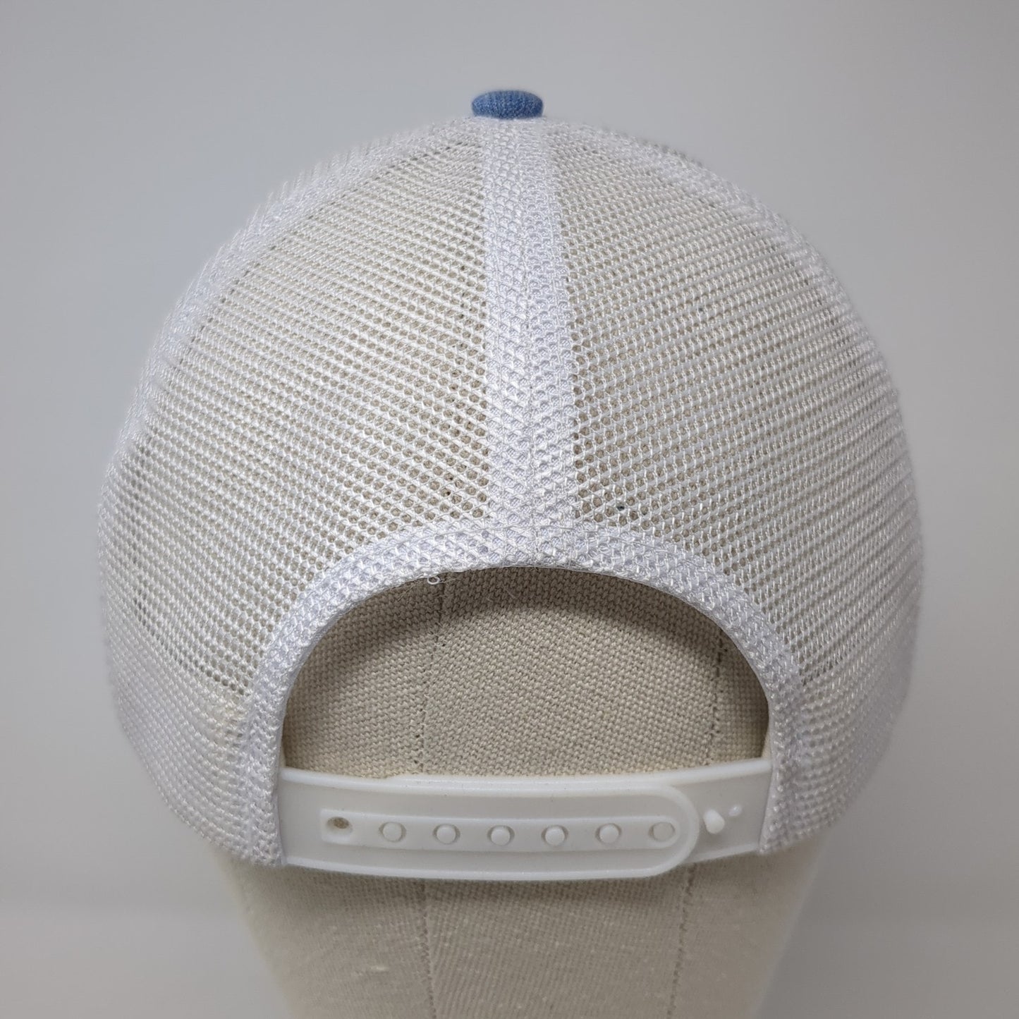 Tested on Animals Trucker Hat Blue One Size Adjustable Mesh Arcadian Outfitters