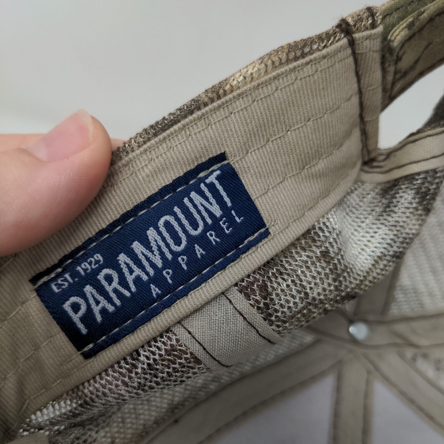 Double D Meat Co. Strapback Hat Camo OSFA Embroidered Paramount