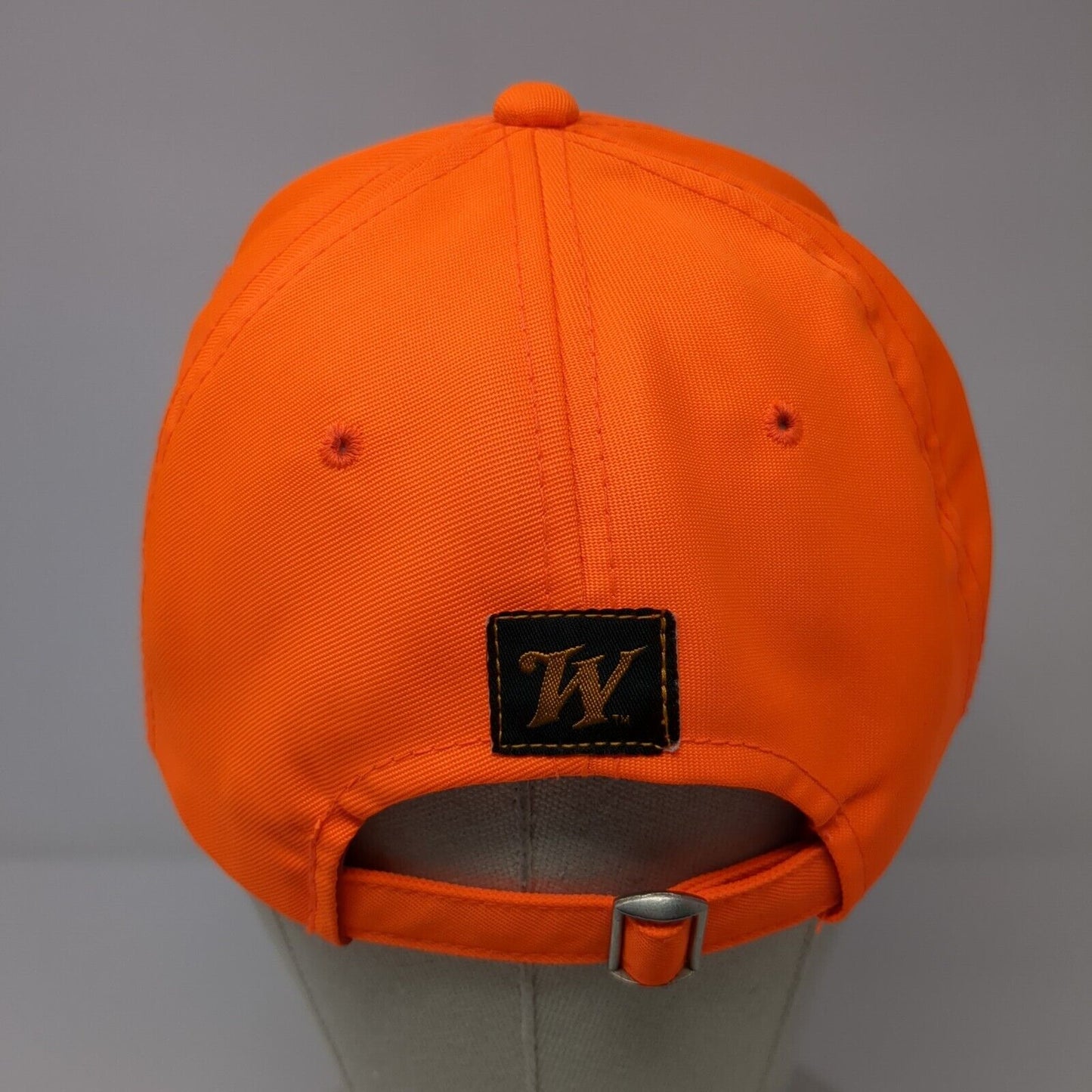 Winchester Slideback Hat Orange OSFA Adjustable Embroidered Signatures