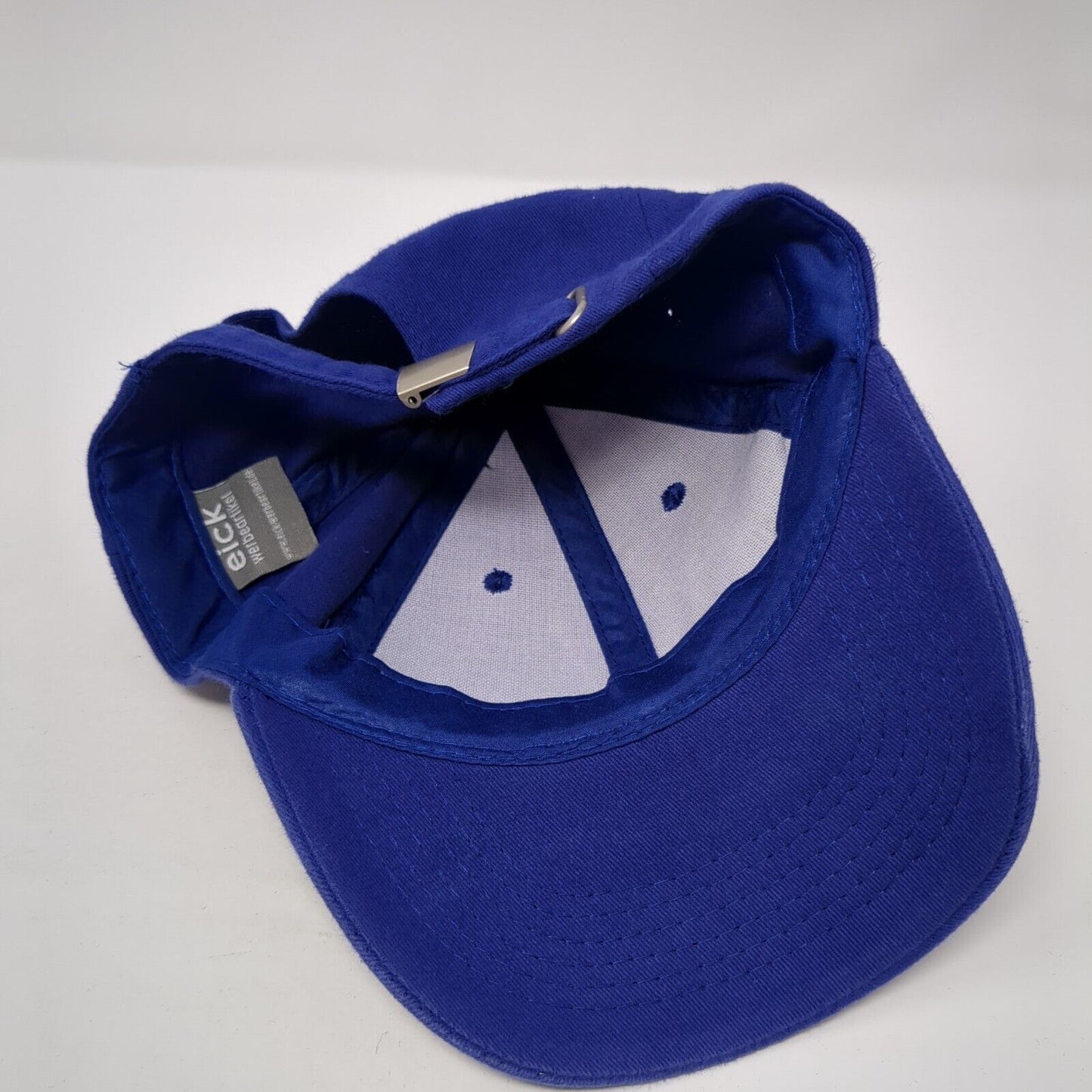 Hormann Slideback Hat Blue One Size Adjustable Embroidered 6 Panel