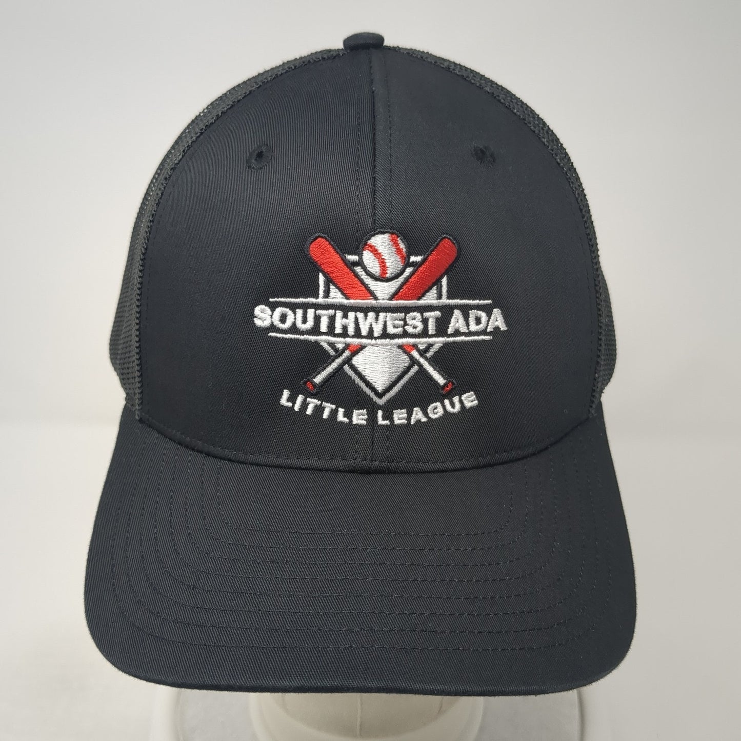 Southwest Ada Little League Snapback Trucker Hat Black One Size Mesh Back