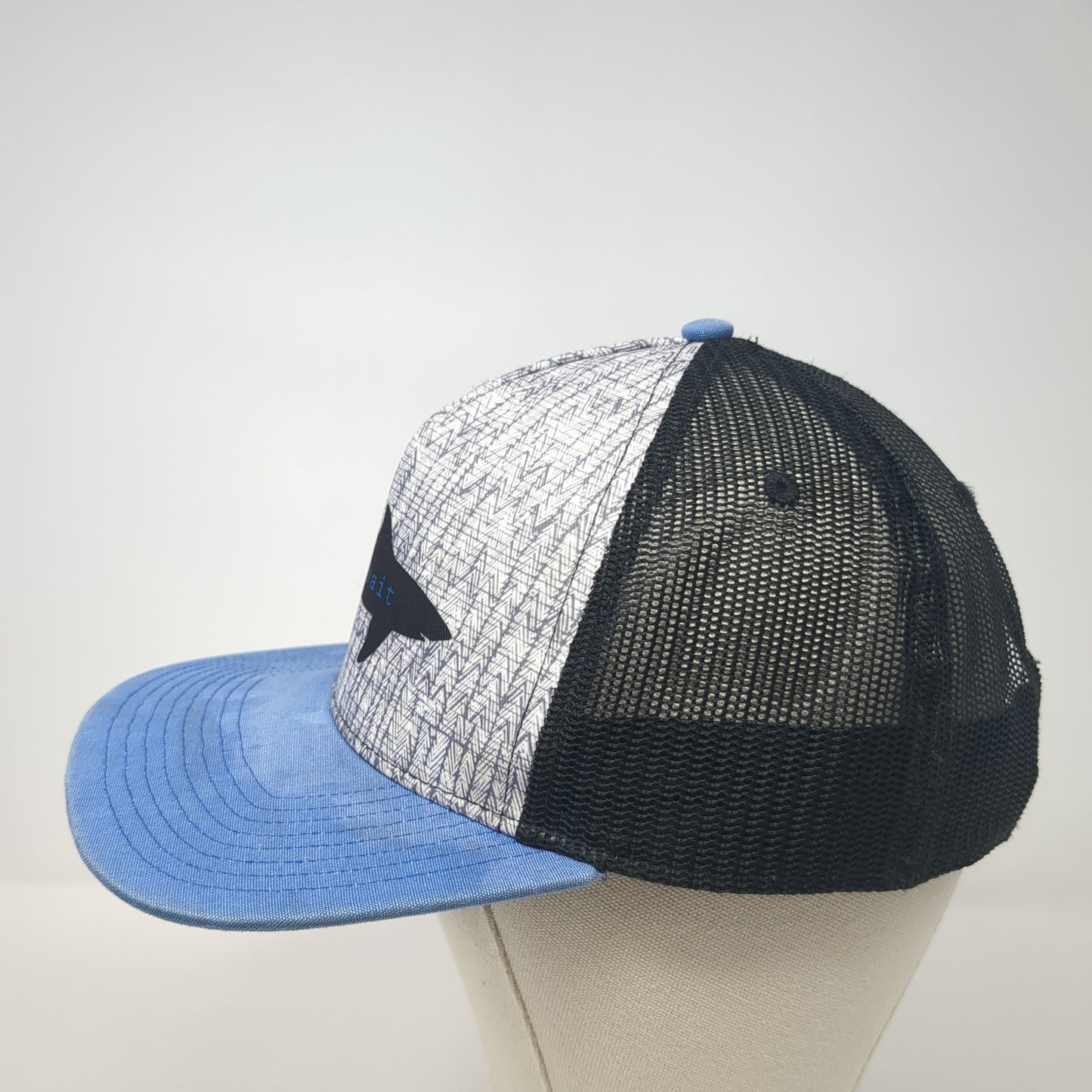 Bait Snapback Trucker Hat Multicolor One Size Adjustable Embroidered Mesh Back