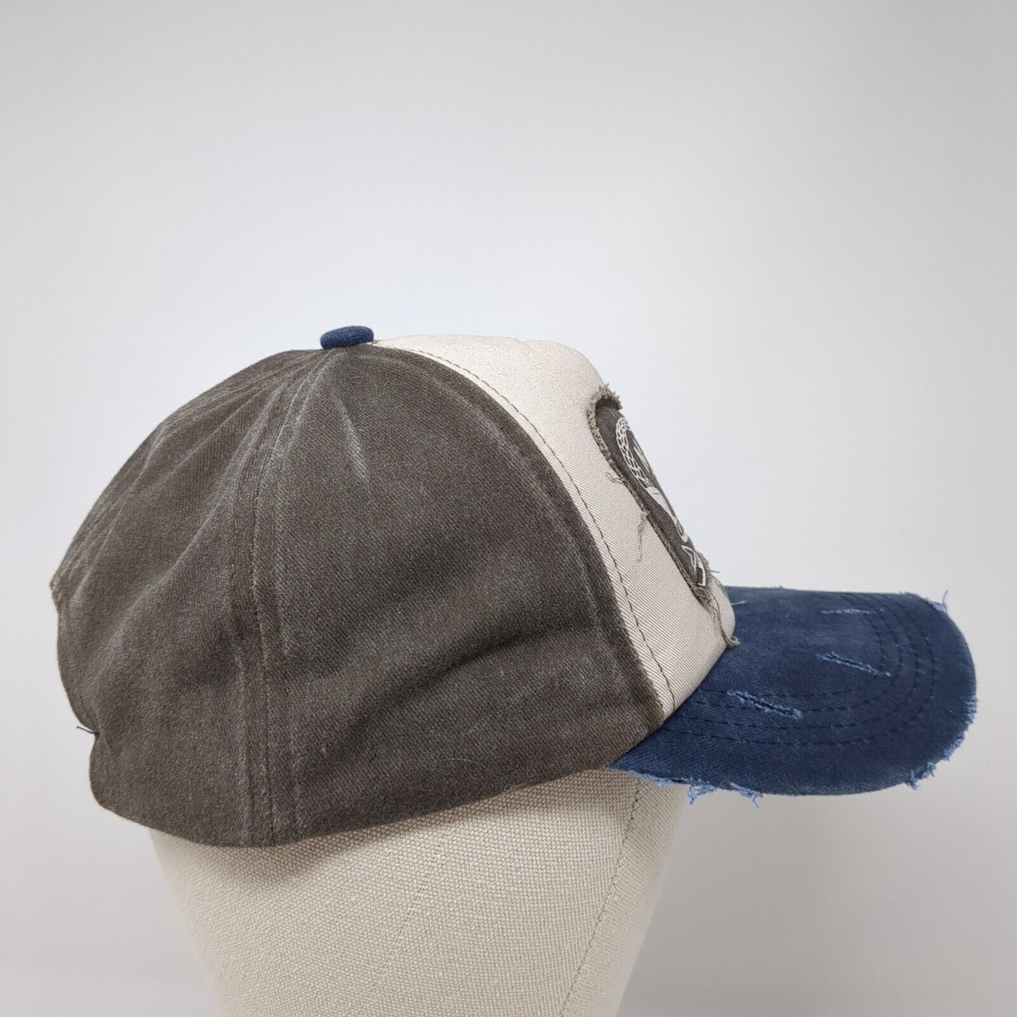 Motor Racing Team Speed Corner Genuine Slideback Hat Multi One Size Distressed