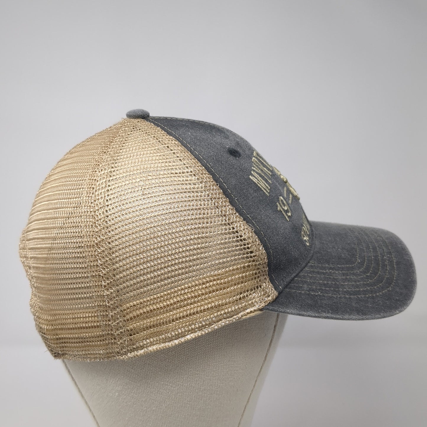 Myrtle Beach South Carolina Snapback Trucker Hat Gray One Size Mesh Back