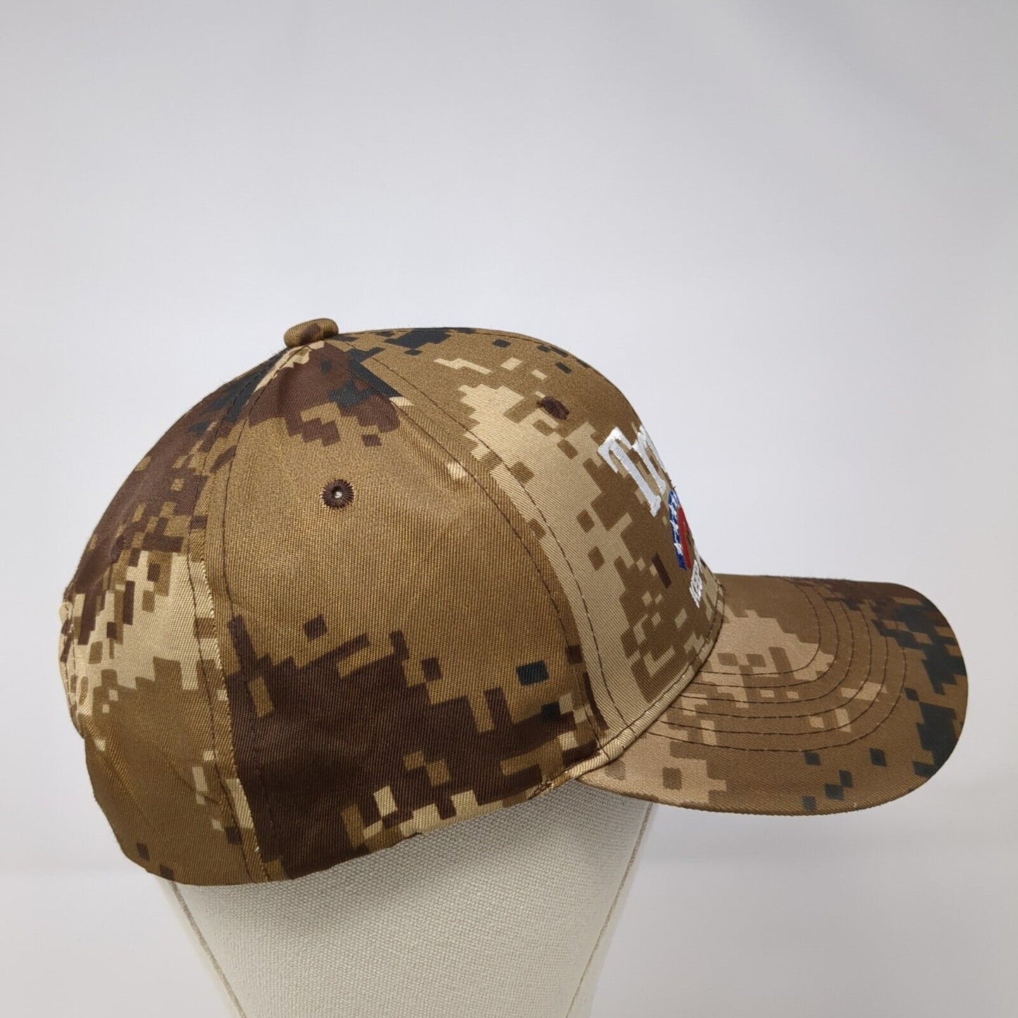 President Trump 2020 Strapback Hat Camo One Size Keep America Great!