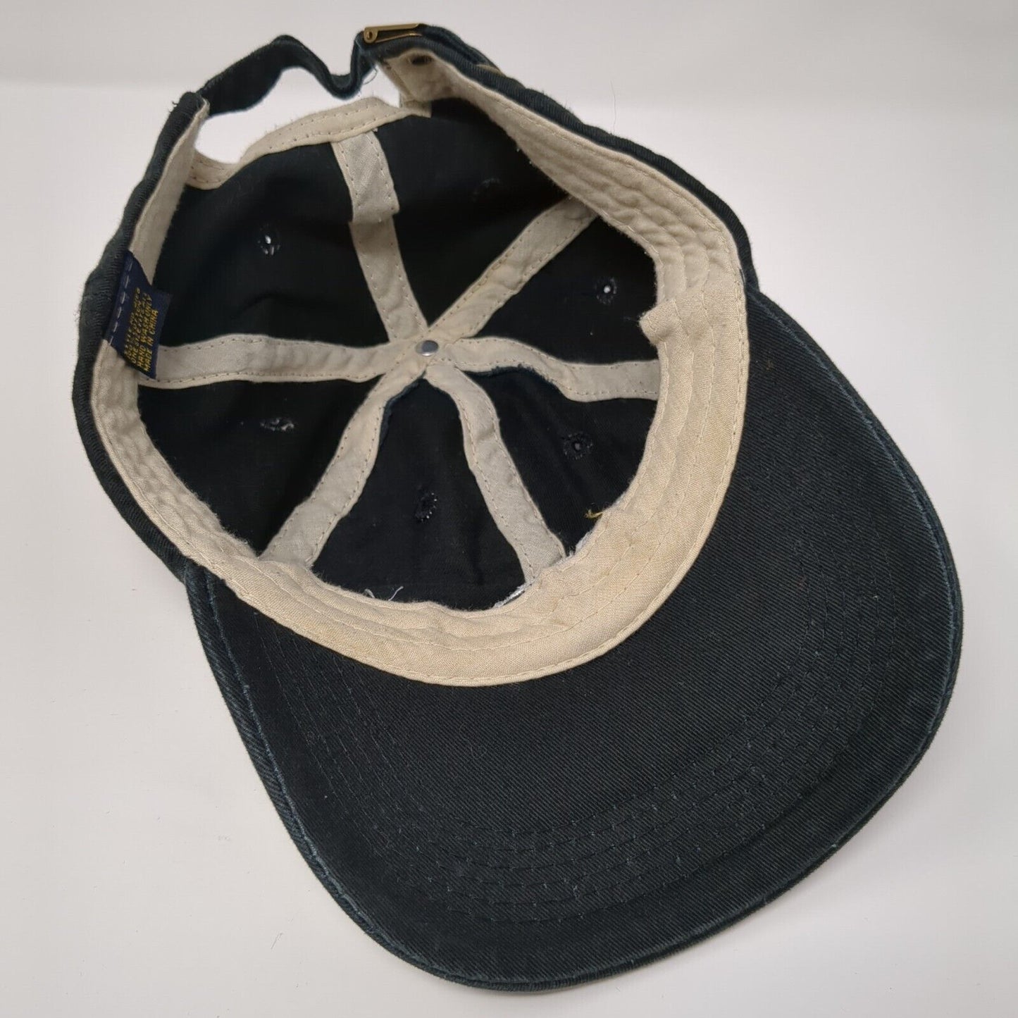 Torbreck Slideback Hat Black One Size Adjustable Embroidered 6 Panel