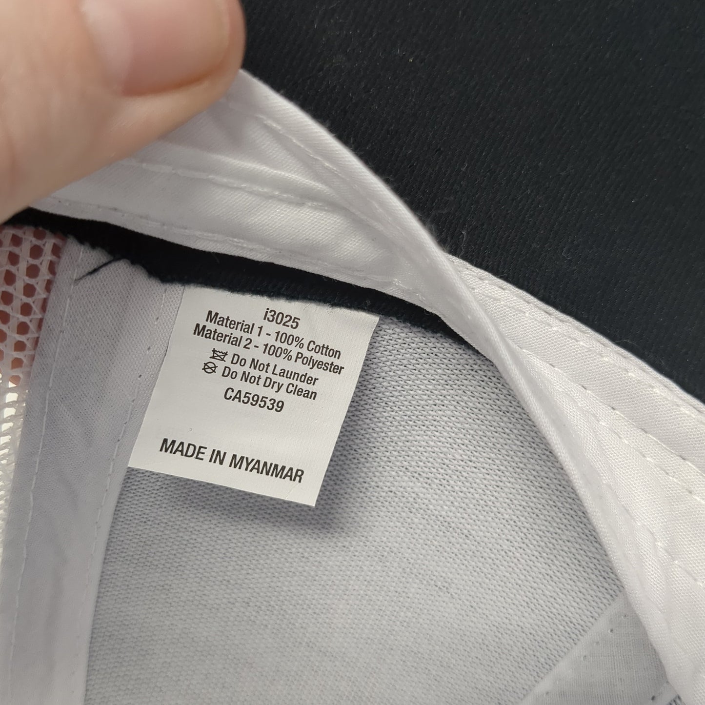 Rhythm Snapback Mesh Back Trucker Hat Black One Size Colorblock Cap America