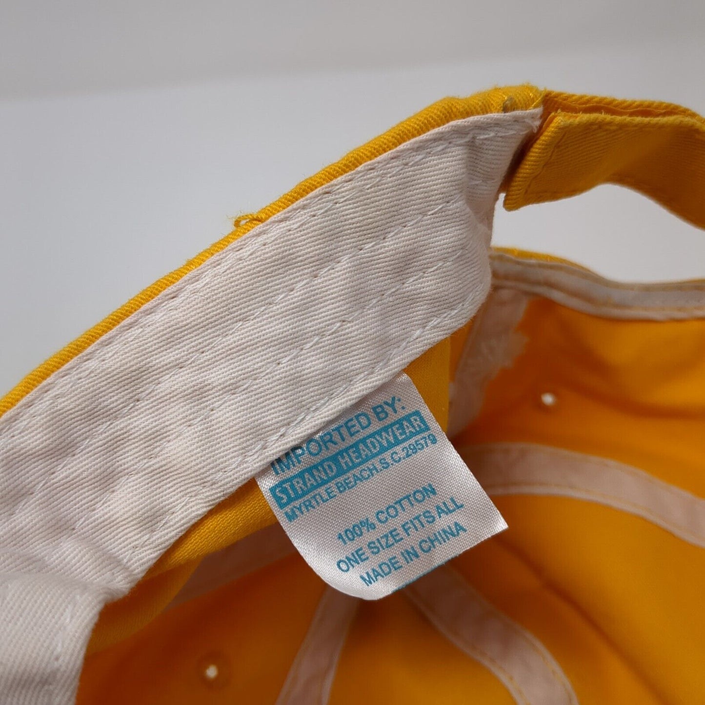 Hilton Head Island South Carolina Strapback Hat Yellow One Size Strand