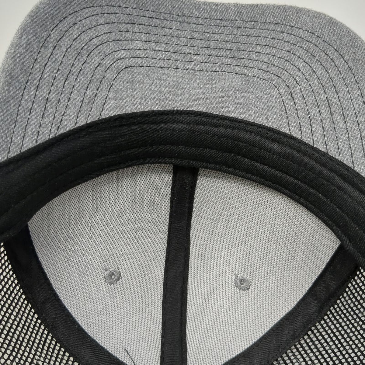 Trucker Hat Gray One Size Sugar Skull Snapback Mesh Back Curved Brim Floral Art