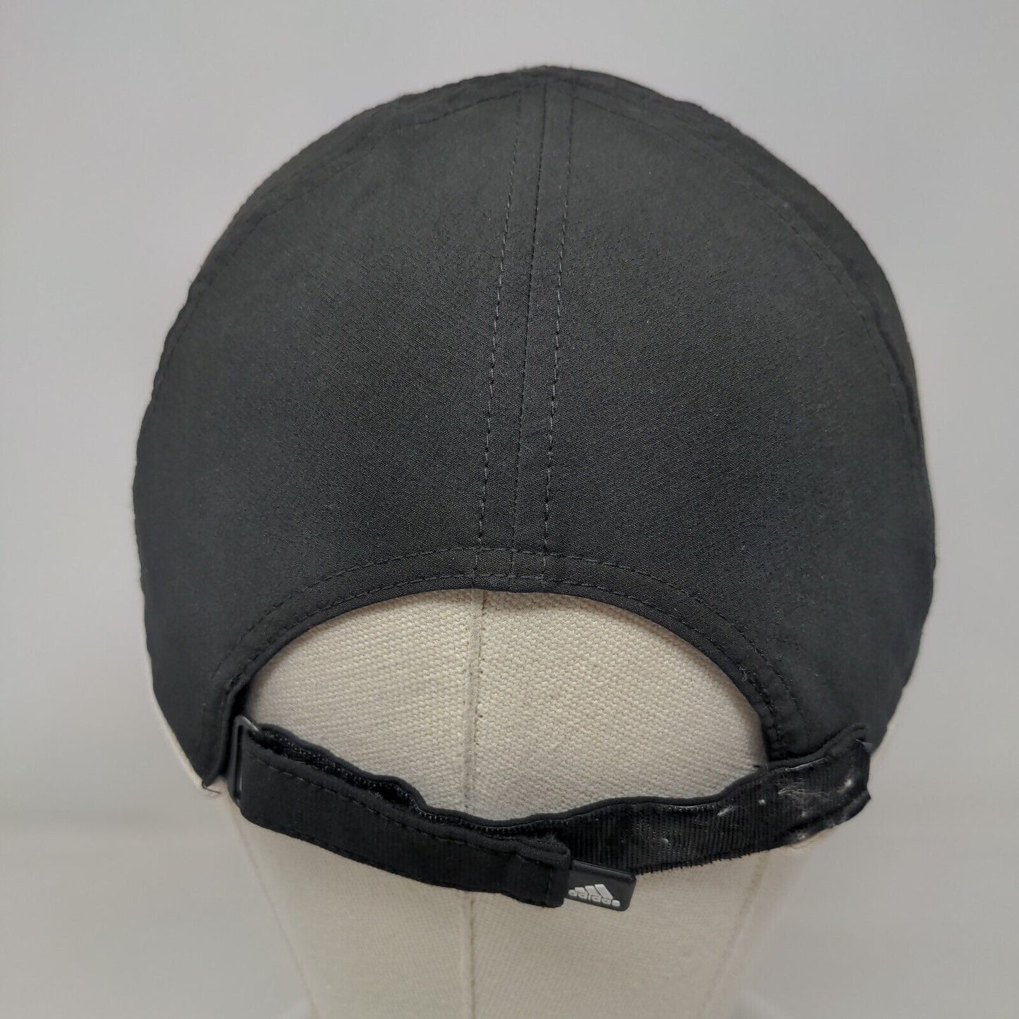 Adidas 3 Stripes Climalite Strapback Hat Gray One Size Adjustable