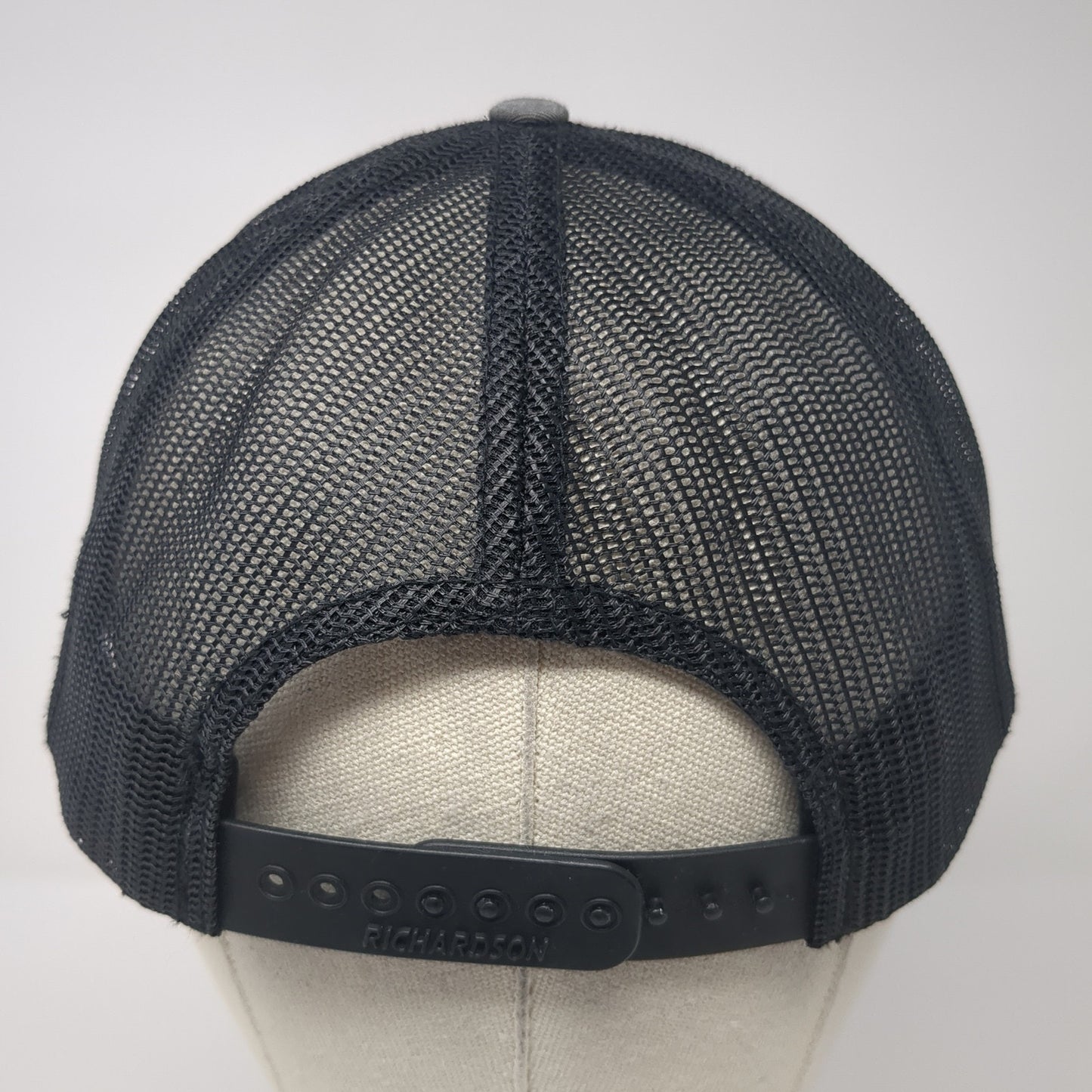 1Eter Auction Company Trucker Hat Gray One Size Adjustable Mesh Back Richardson