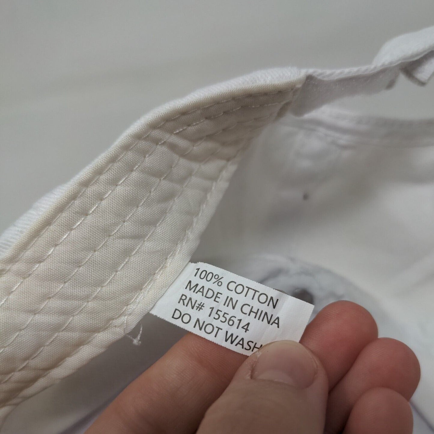 Unbranded Pearl Rhinestone Bling Strapback Hat White One Size Embellished