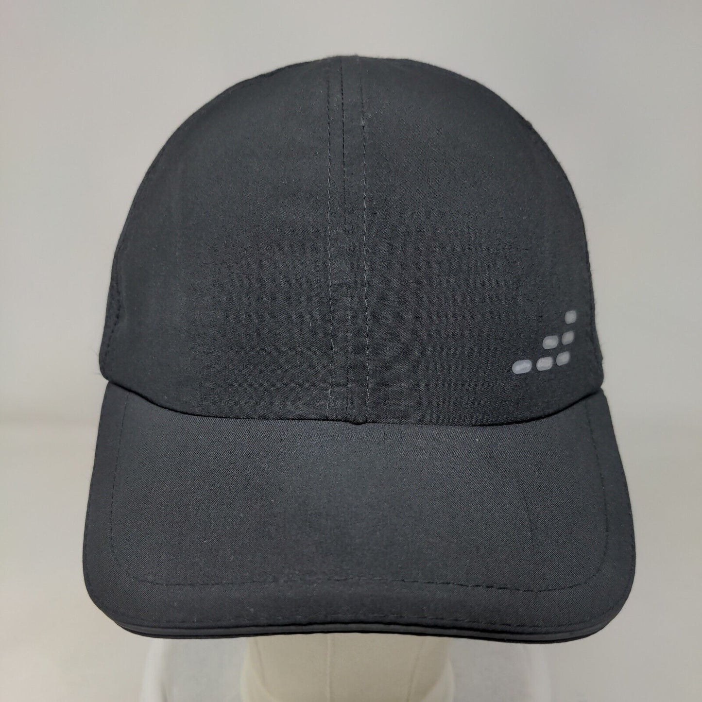 BCG Strapback Running Cap Black One Size Adjustable Lightweight Breathable Mesh