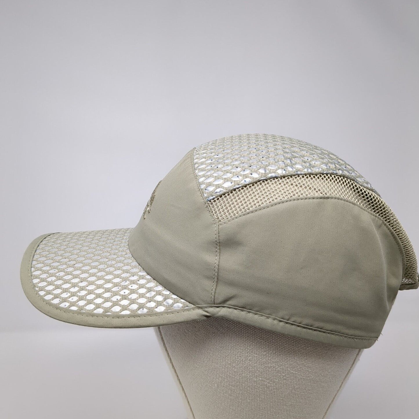 Arctic Slideback 5 Panel Cap Tan One Size Adjustable Embroidered Breathable