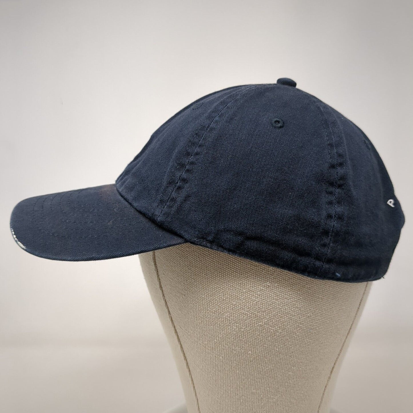 Prince & Fox Slideback Hat Blue One Size Solid Adjustable Embroidered