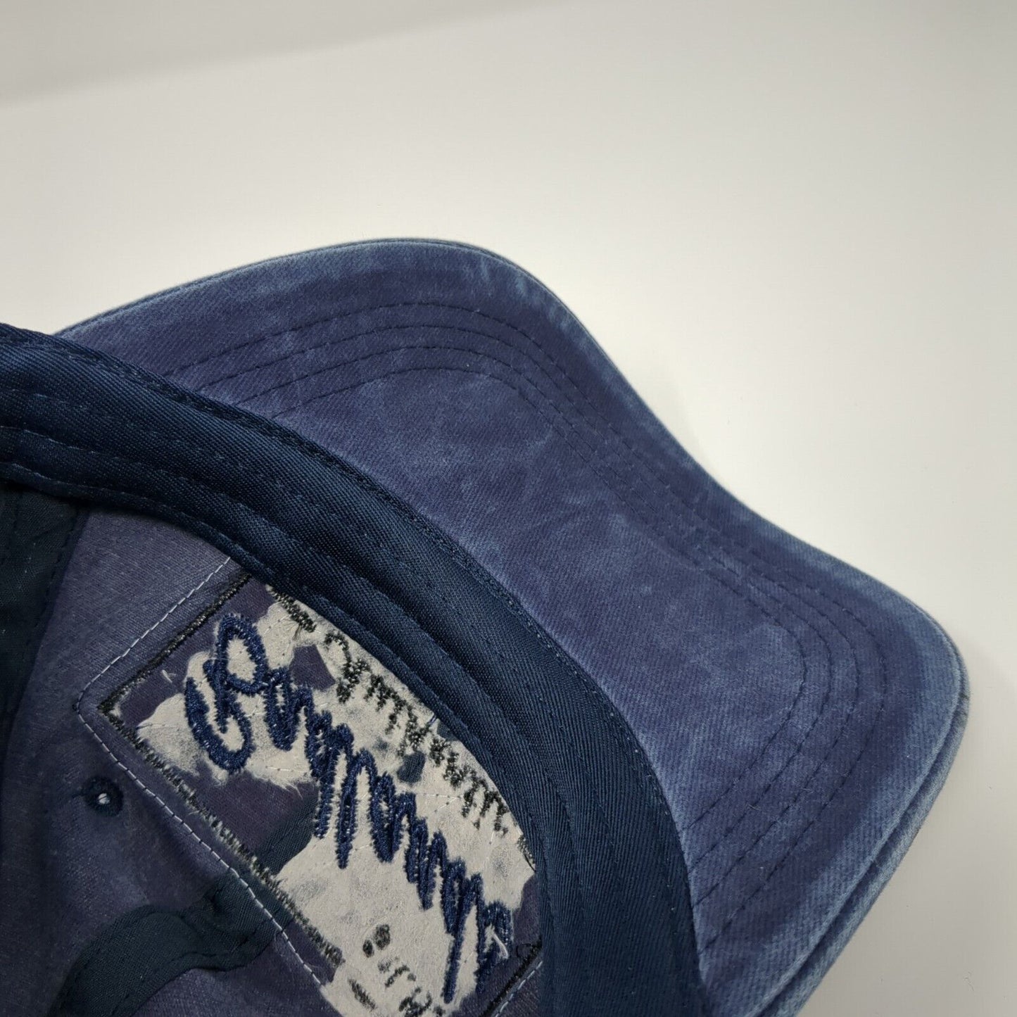 Badlands South Dakota Patch Strapback Hat Blue One Size Adjustable