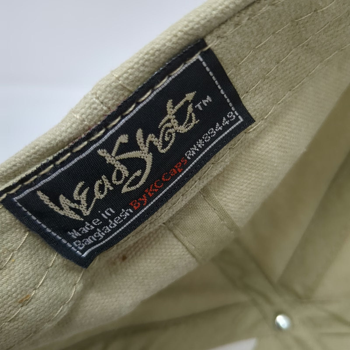 KC Caps Headshot Norco Bicycles Baseball Cap Beige Green One Size Strapback Hat