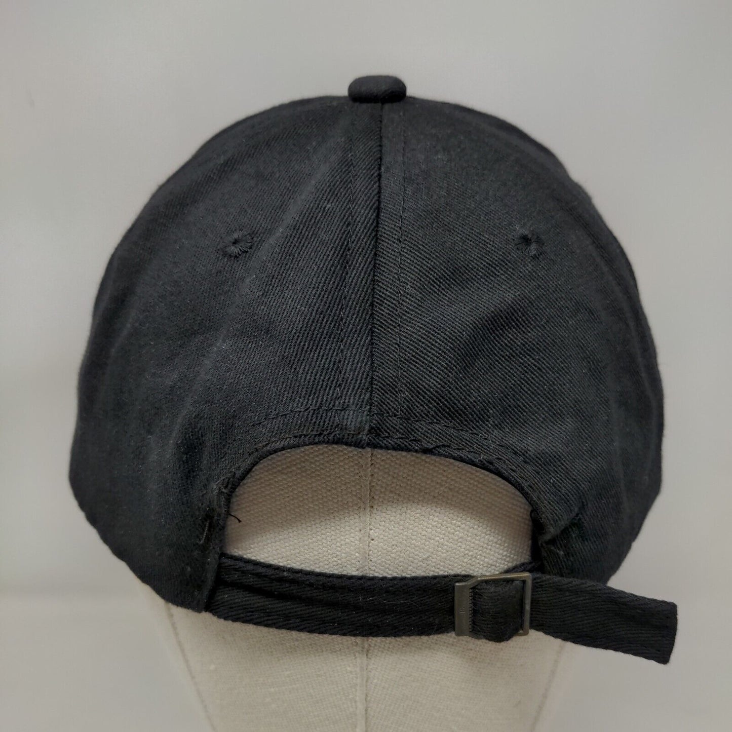 Angel Wings Slideback Hat Black One Size Adjustable Bling Rhinestone 6 Panel