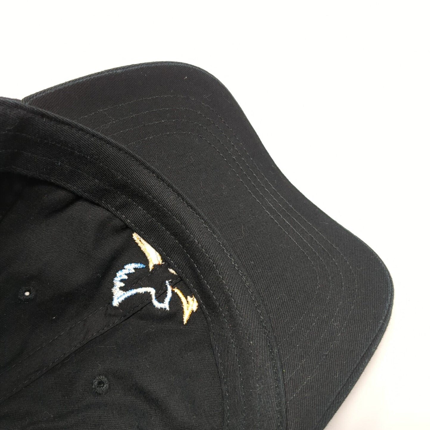Flying Bird Slideback Hat Black One Size 6 Panel The Classics Yupoong