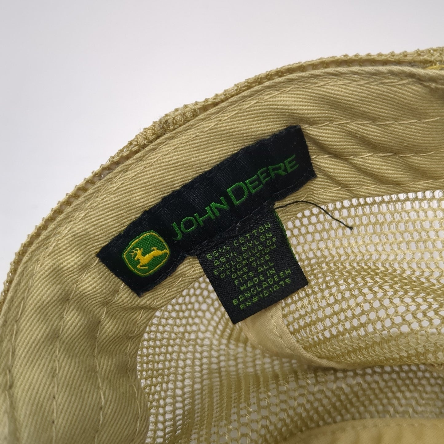 John Deere Snapback Trucker Hat Multicolor One Size Adjustable Mesh Back Camo