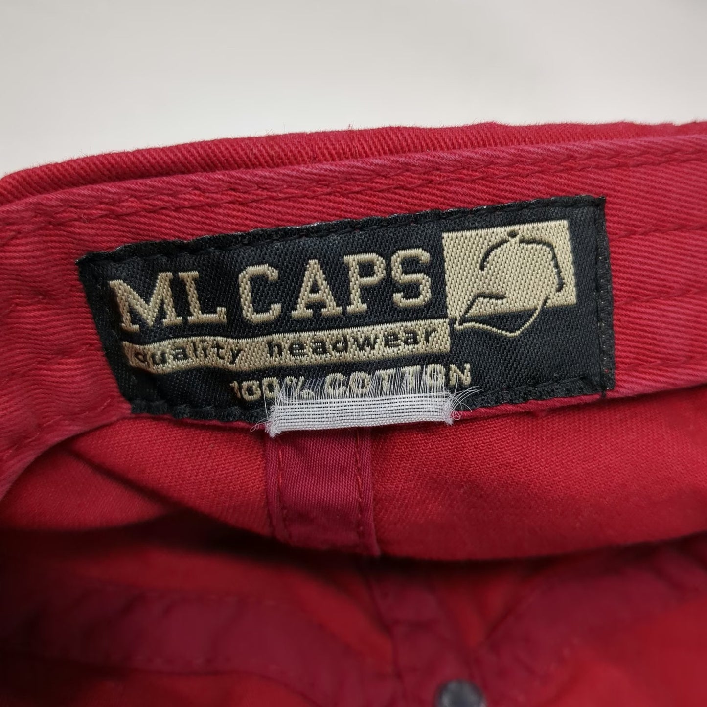 ML Caps DeSales University Baseball Cap Red One Size Slideback Embroidered Hat