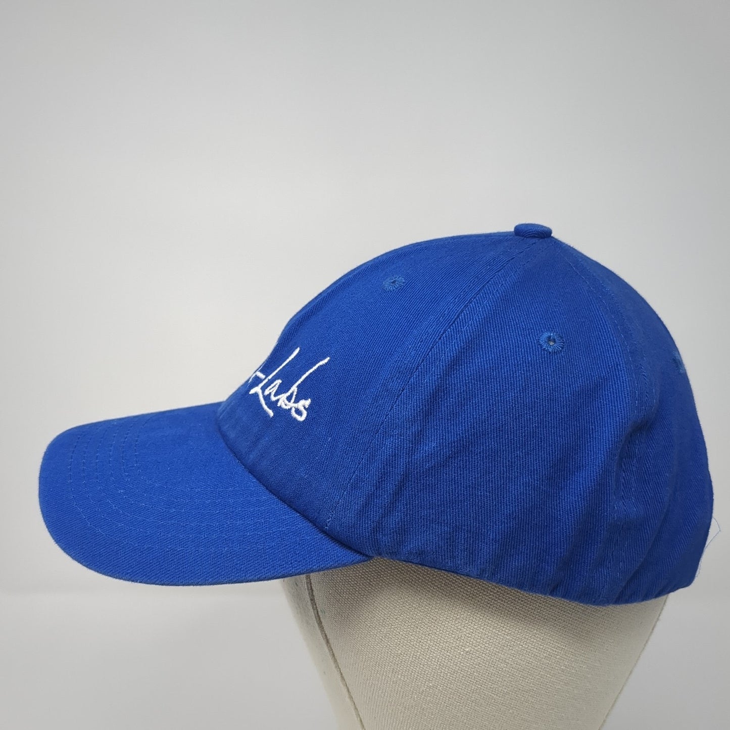 Paris Acti-Labs Strapback Baseball Cap Blue Large Adjustable Embroidered 6 Panel