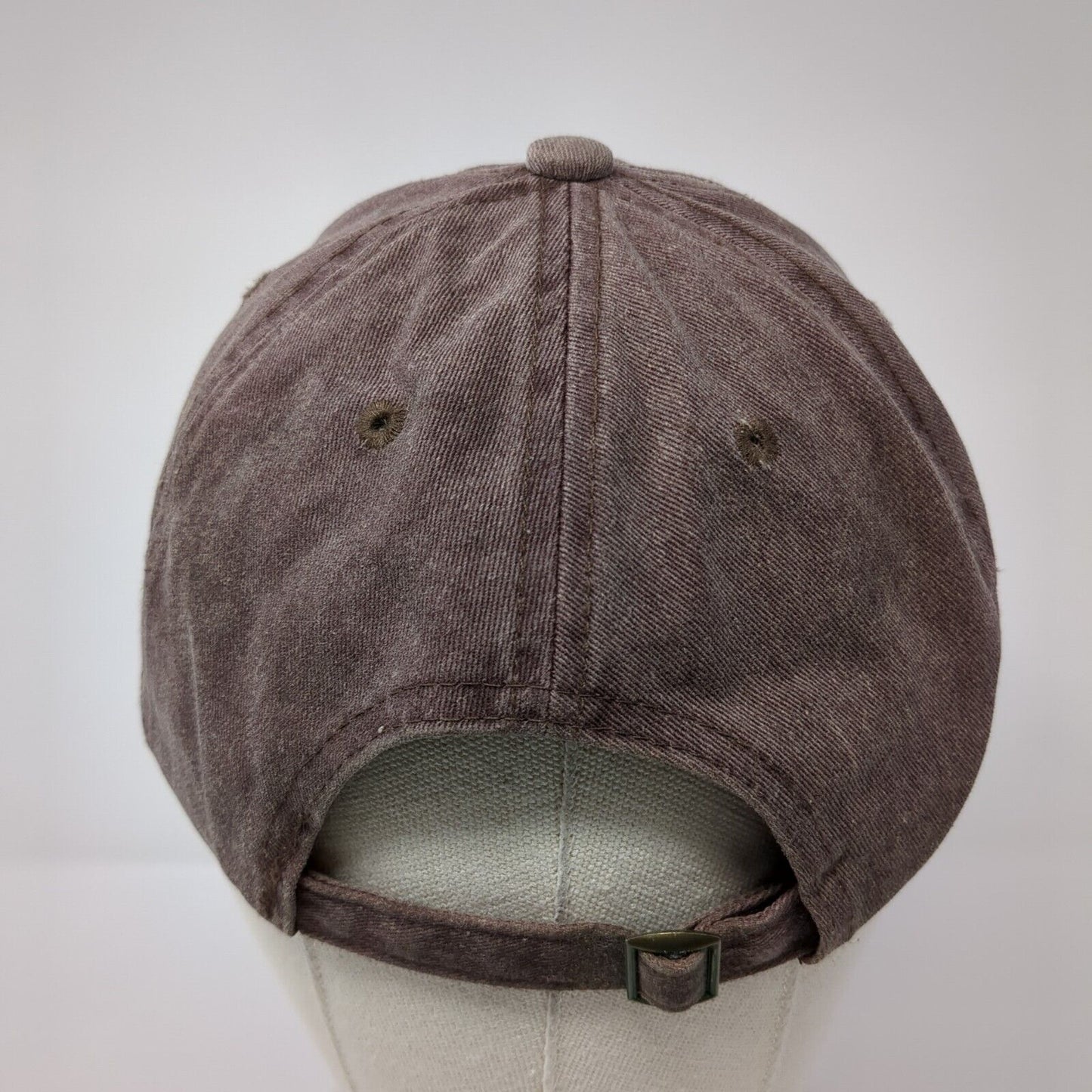 Puerto Morelos MX Slideback Hat Brown OS Adjustable Embroidered 6 Panel