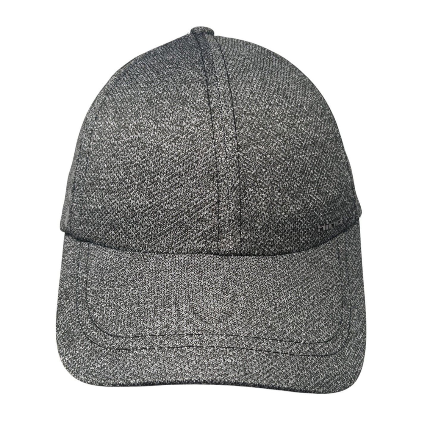 Hind Strapback Hat Gray One Size Adjustable Solid Vent Holes Outdoor