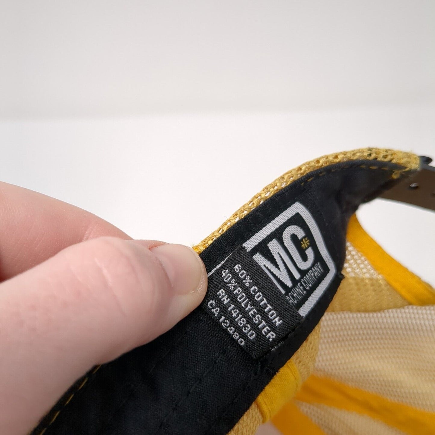 Loser Machine Snapback Trucker Hat Yellow OS Adjustable Embroidered Mesh Back