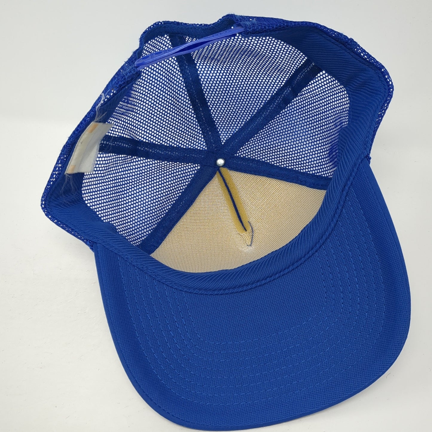 American Legion Snapback Trucker Hat Blue One Size Mesh Back Adjustable