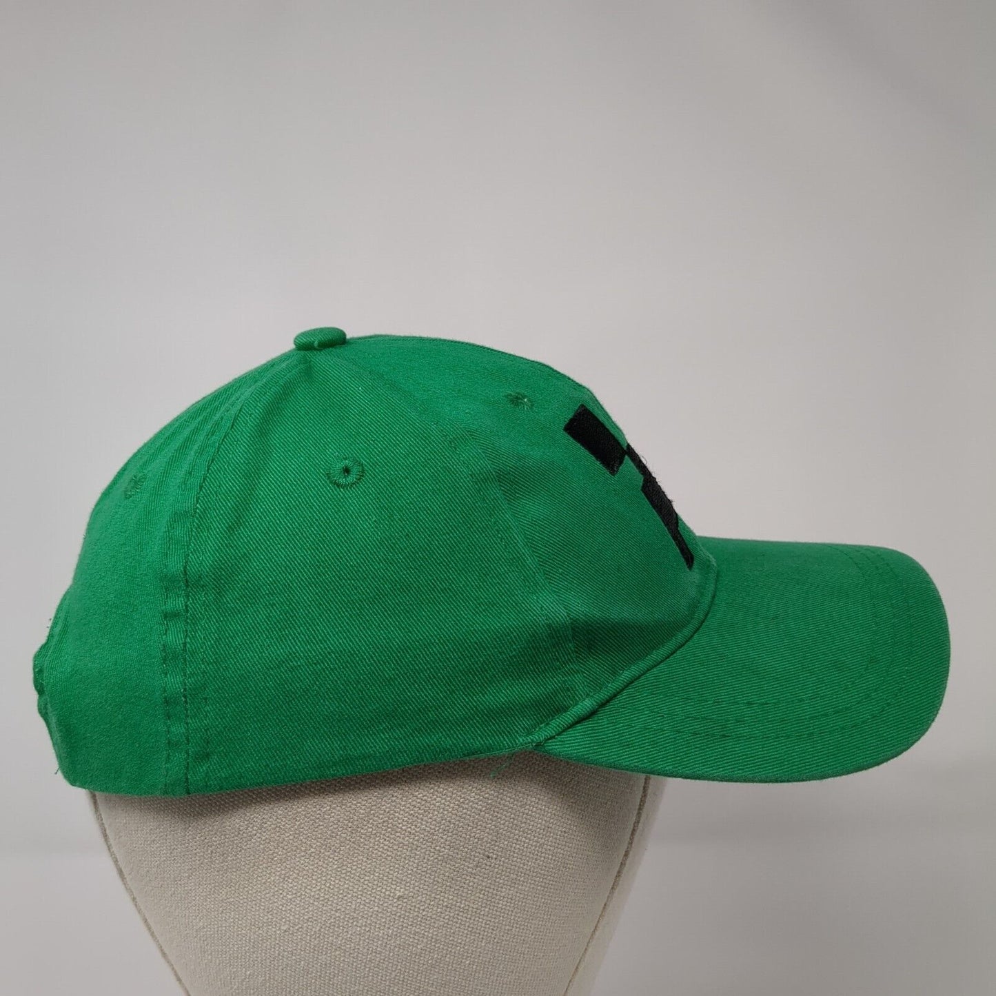 Minecraft Youth Snapback Hat Green OSFM Adjustable Embroidered 6 Panel Jinx