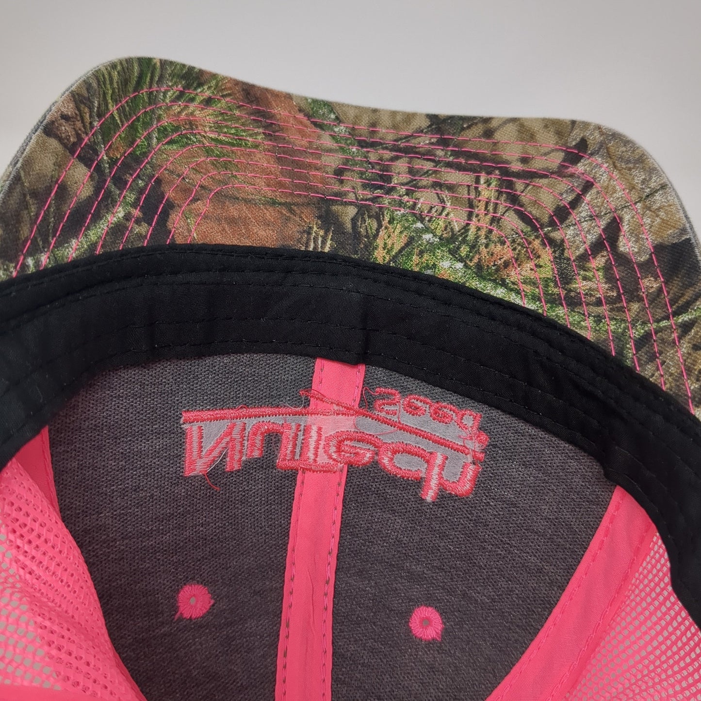 NuTech Seed Women's Strapback Trucker Hat Multi One Size Mesh Back Camo