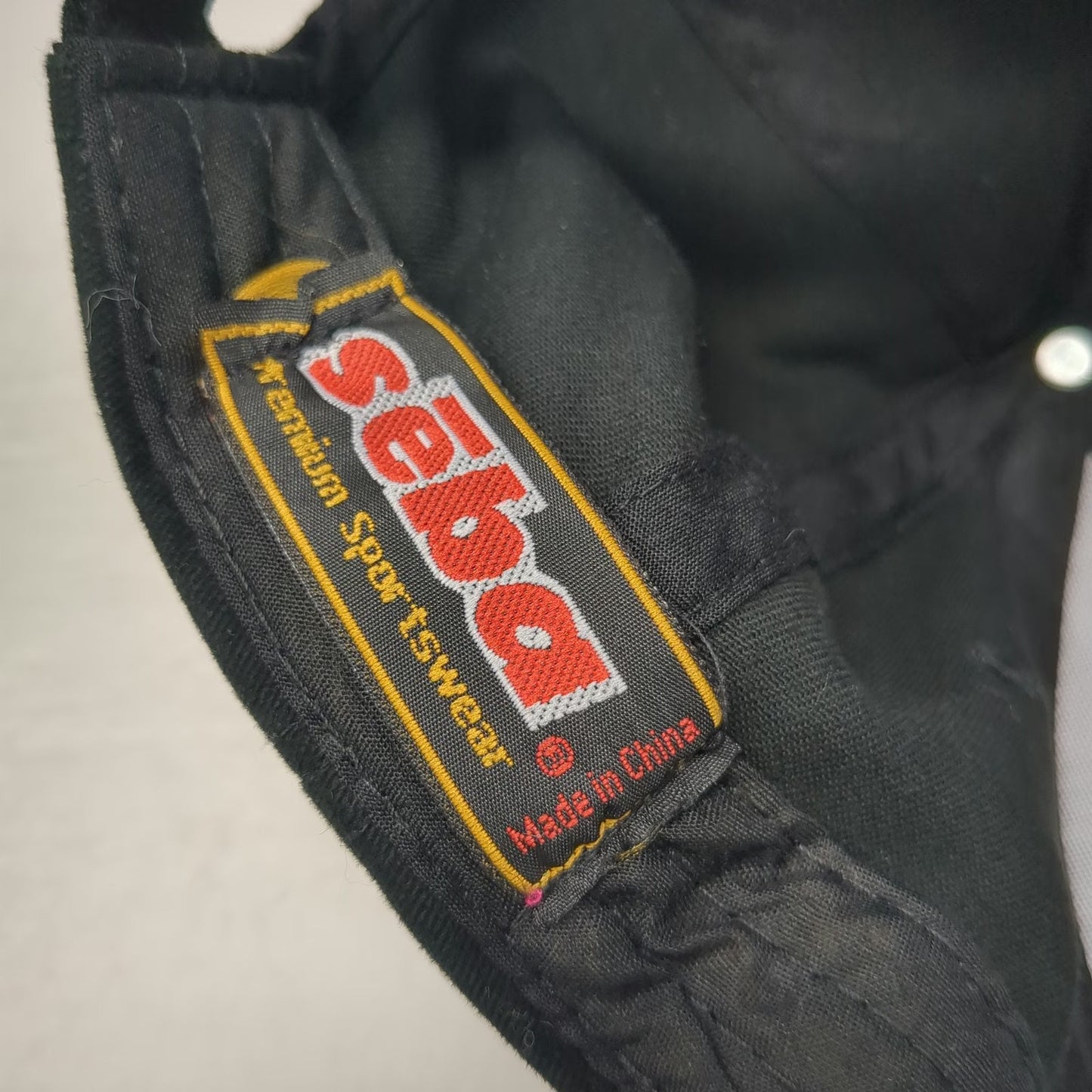 Seba Baseball Cap Black One Size Titex Prototyp Industrial Logo Slideback Hat