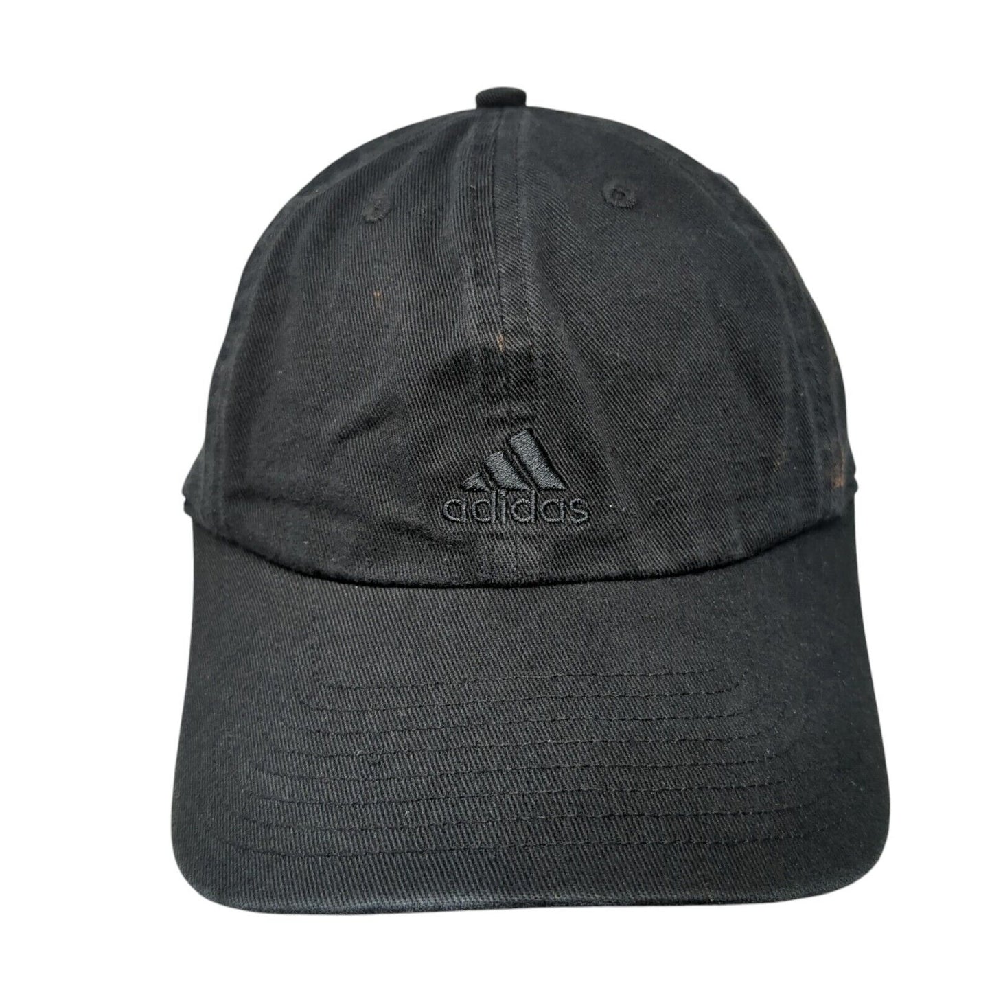 Adidas 3 Stripes Slideback Hat Black One Size Adjustable Embroidered