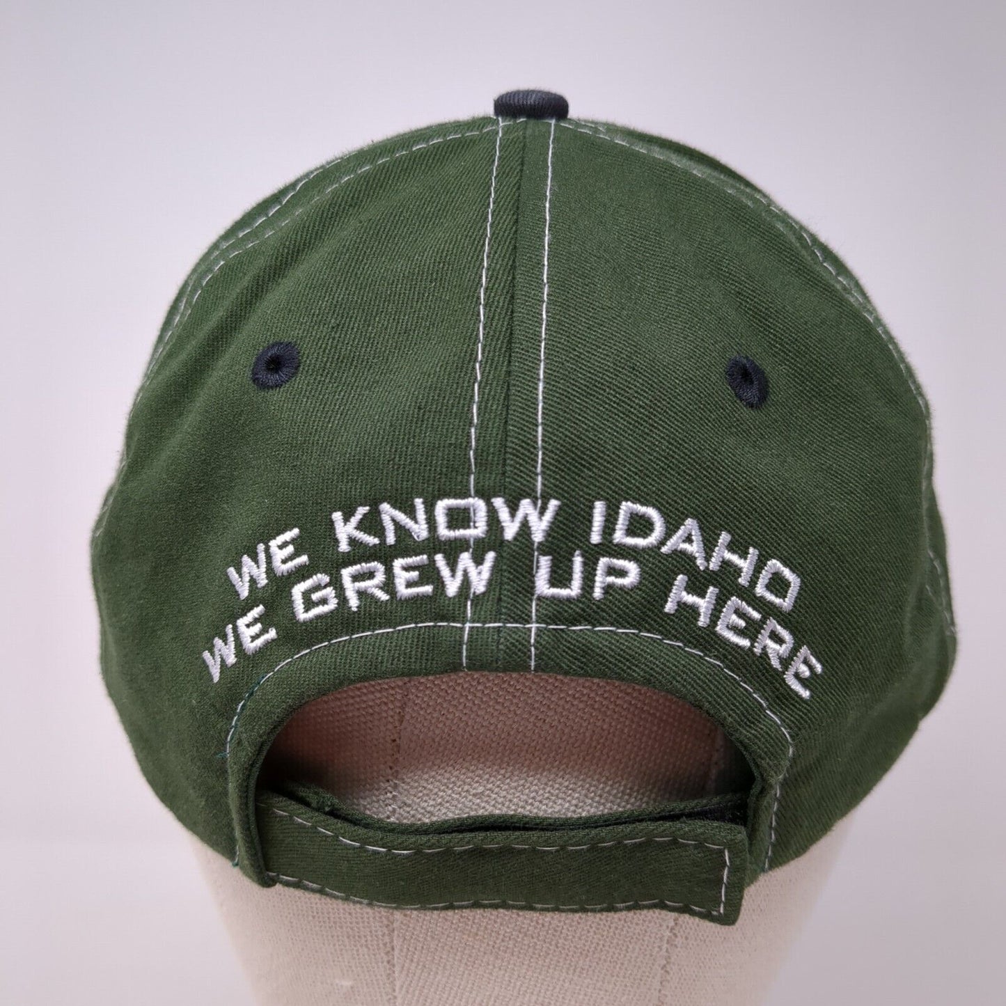 Farm Bureau Ins We Know Idaho We Grew Up Here Green OS Adjustable Bucks Athletic