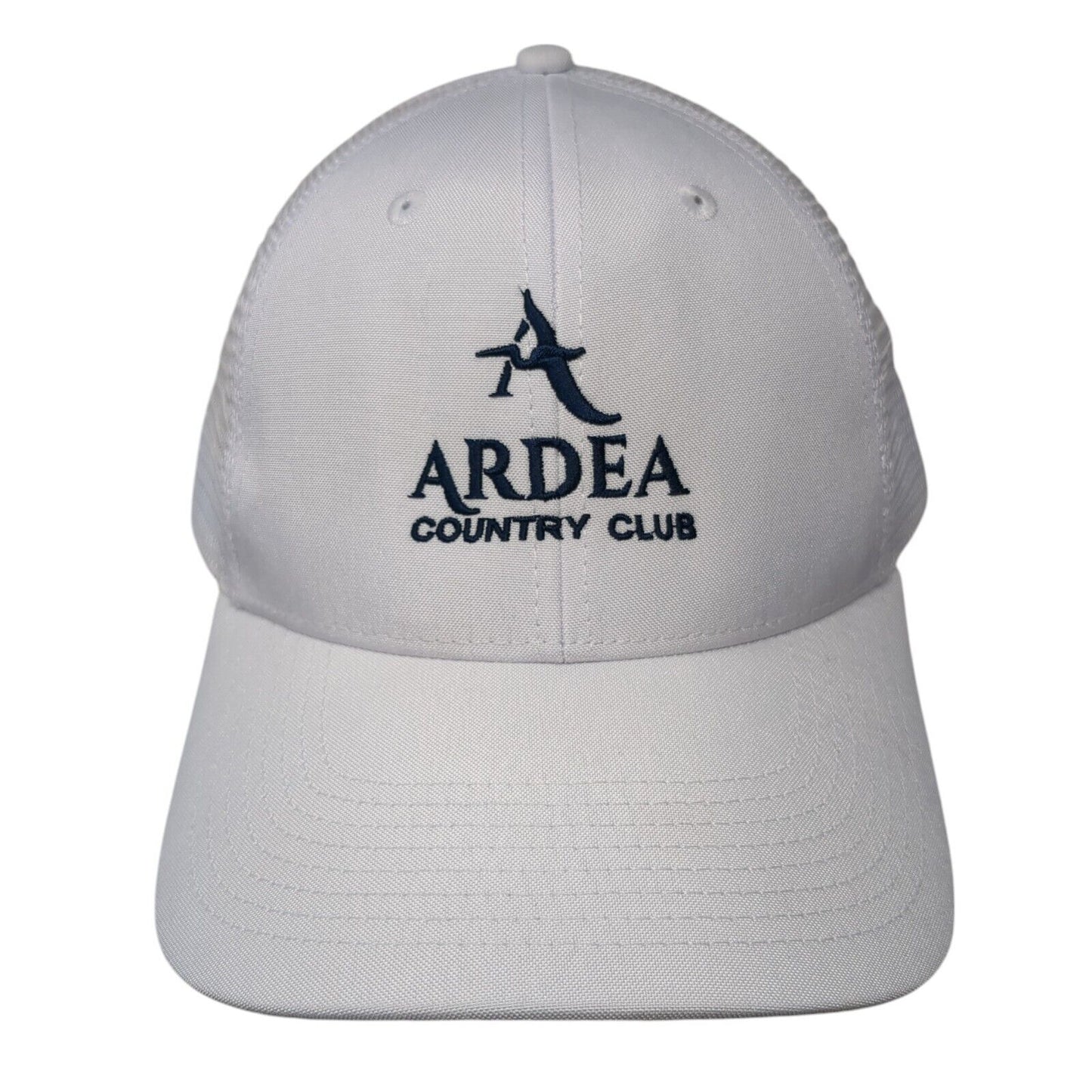 Ardea Country Club Snapback Trucker Hat White OS Classic Fit Mesh Back Ahead