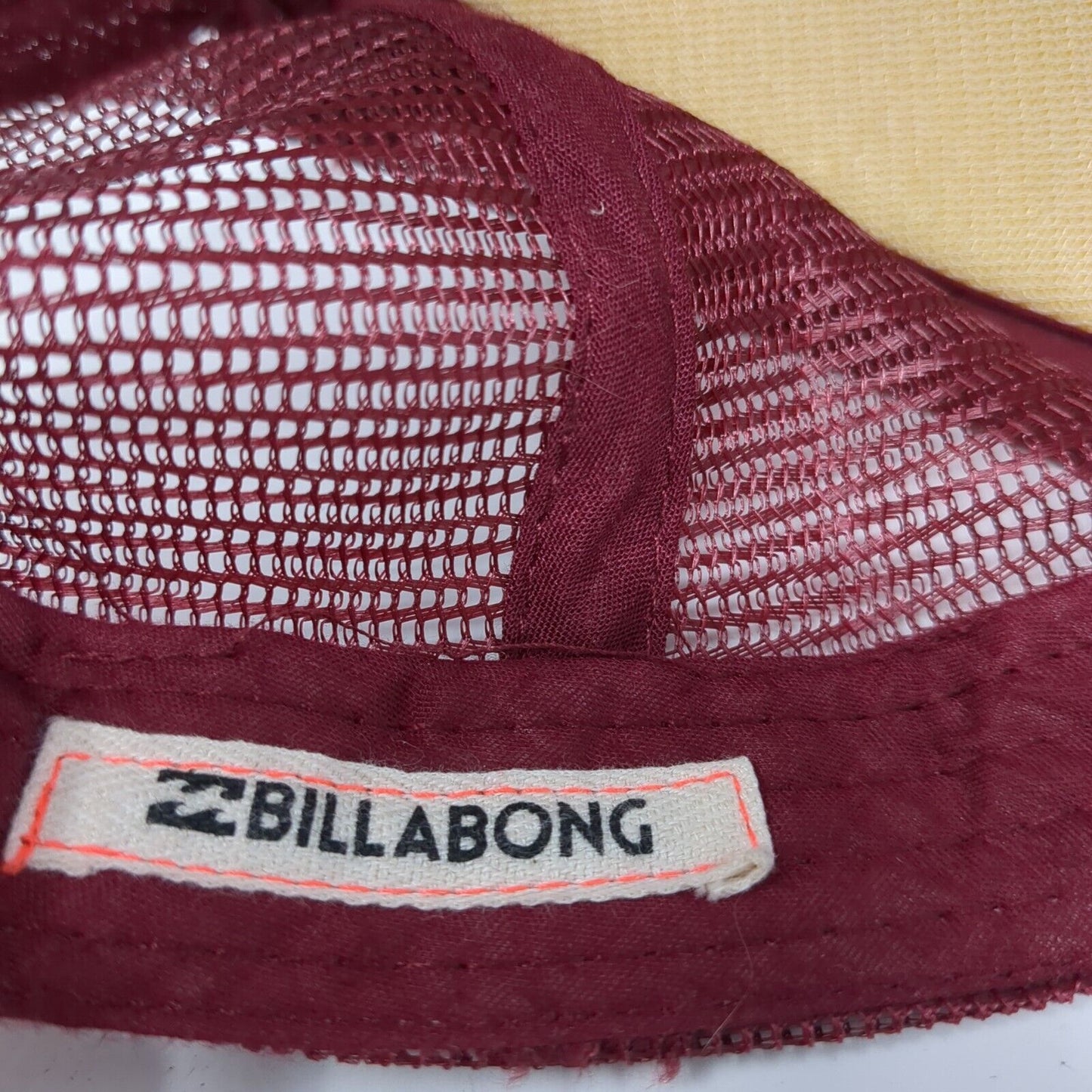 Billabong Snapback Mesh Back Trucker Hat Multi One Size Paisley Boho