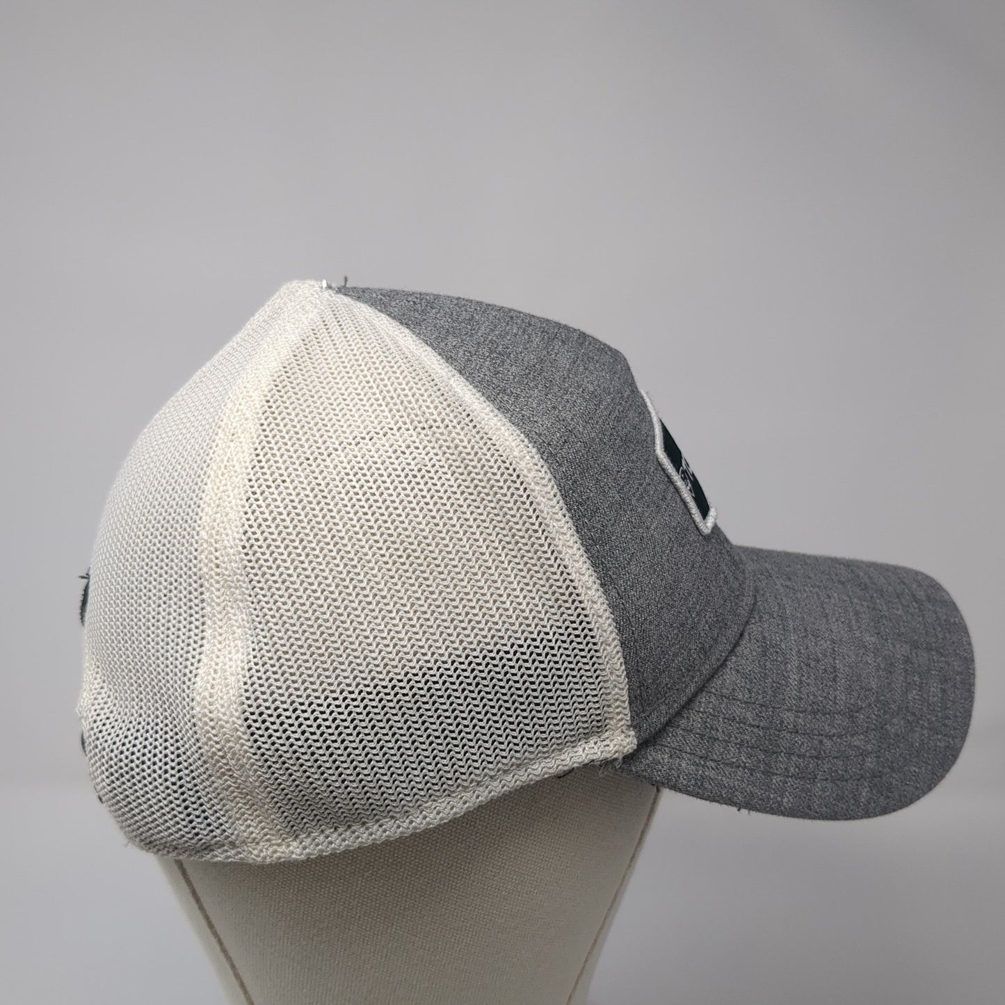Topgolf Patch Snapback Trucker Hat Gray One Size Mesh Back Callaway