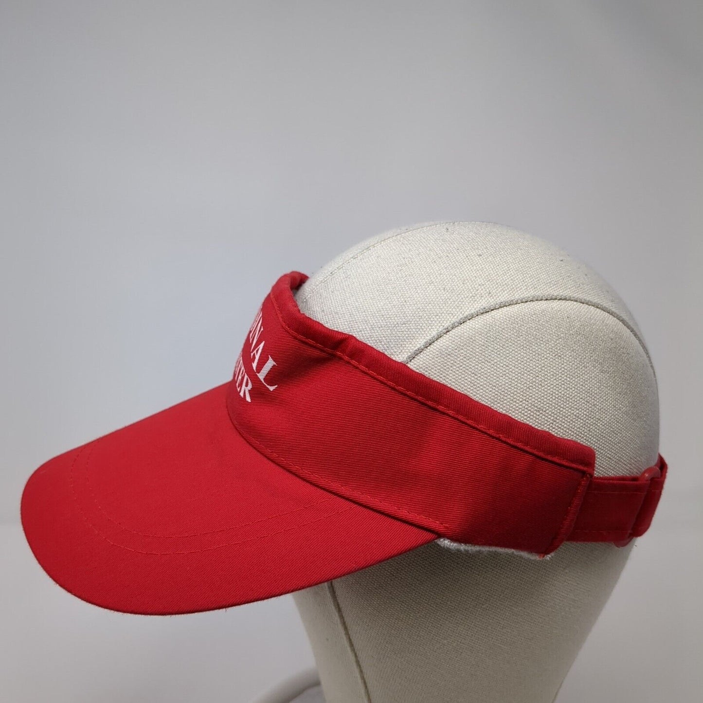 Cardinal Booster Slideback Visor Hat Red One Size Adjustable Outdoor