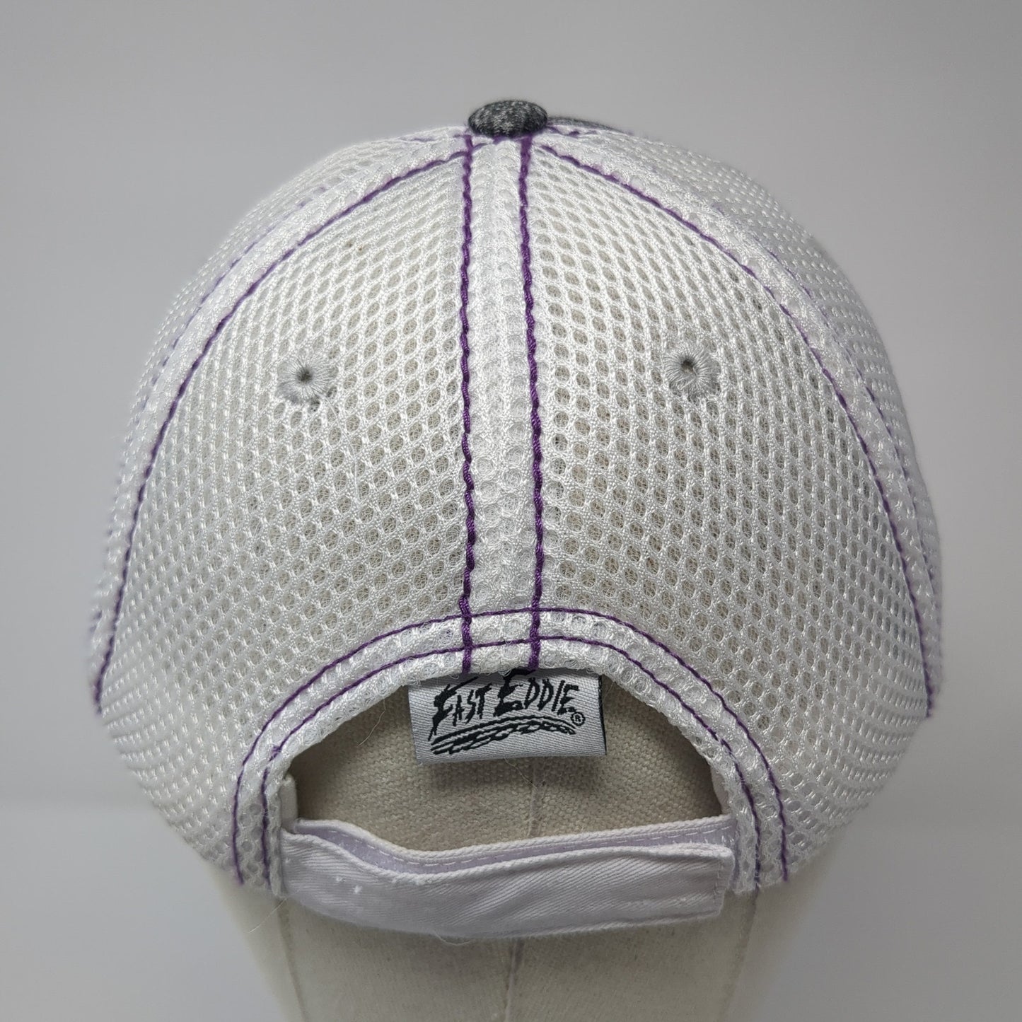 Kubota Strapback Hat Gray One Size Mesh Back Colorblock Fast Eddie
