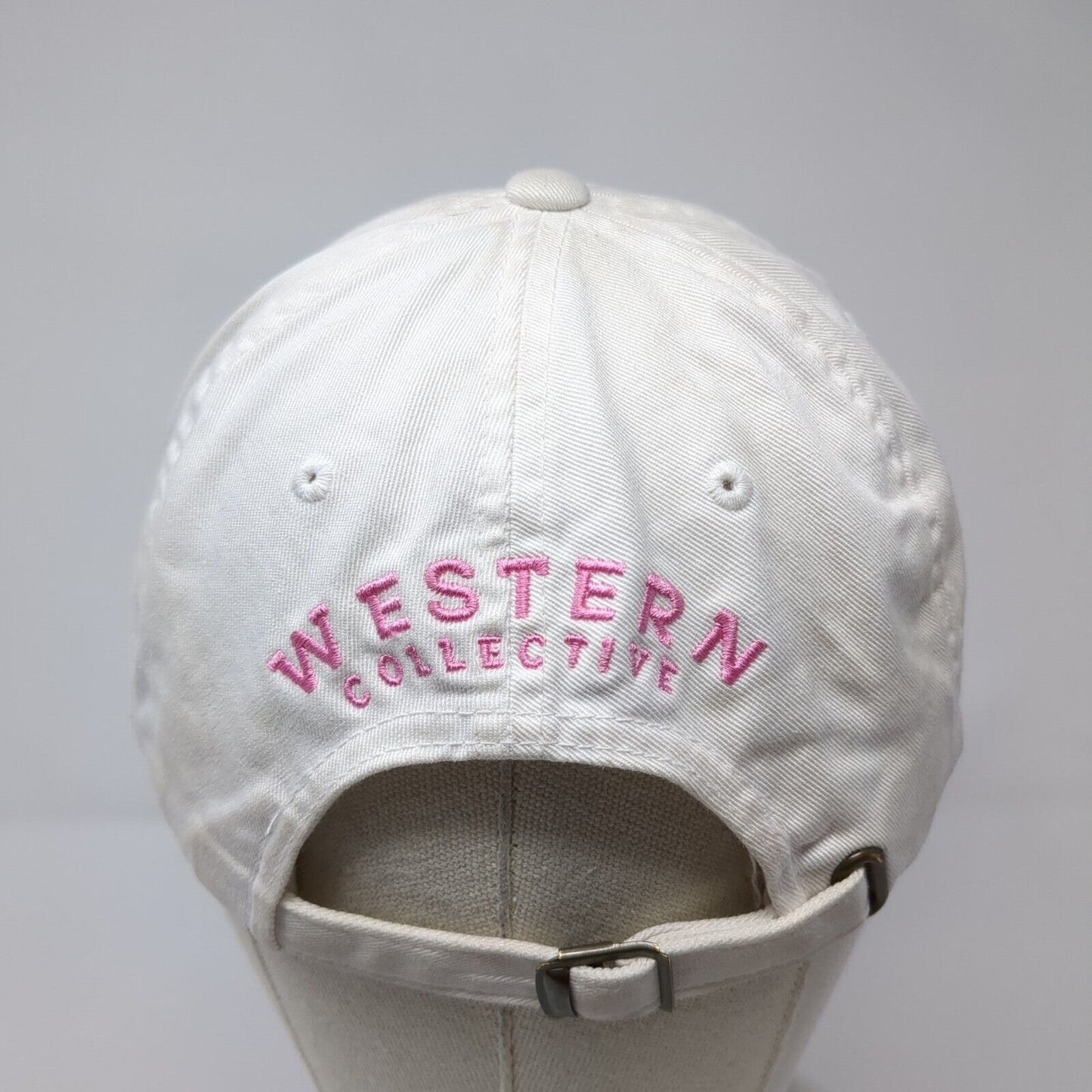 Western Collective Slideback Hat White One Size Adjustable Yupoong