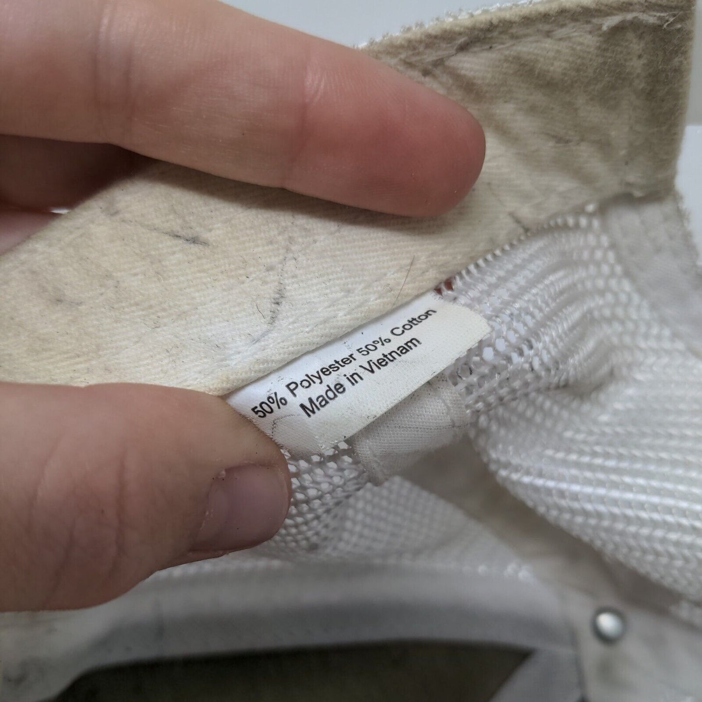 QGS Development Snapback Mesh Back Trucker Hat Green One Size Colorblock