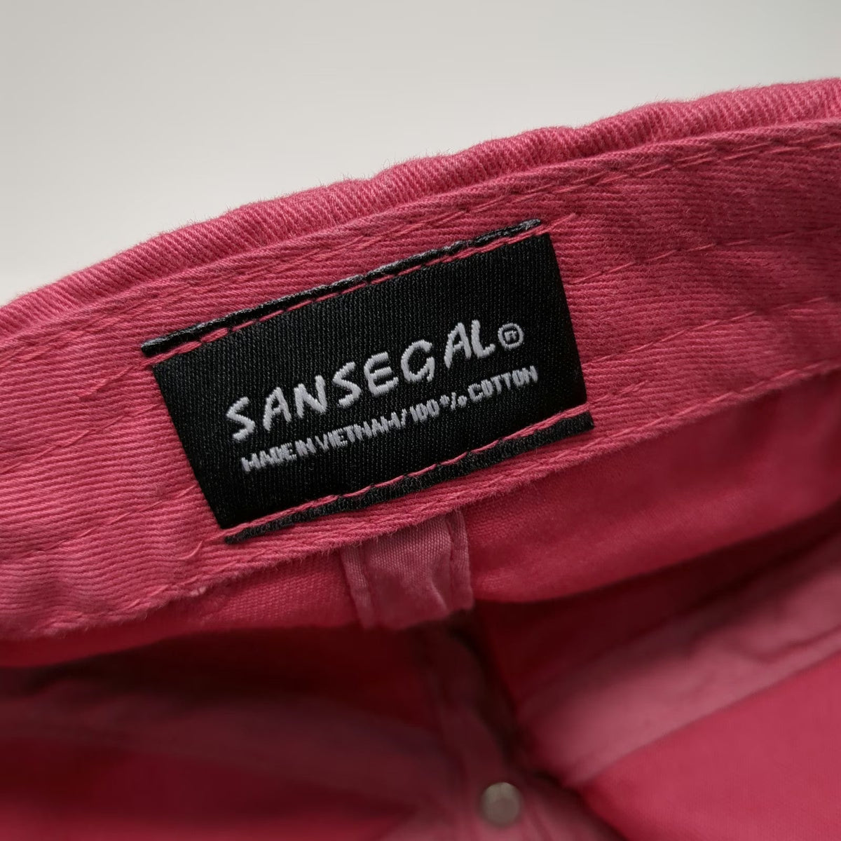 Sansegal Baseball Cap Red One Size Lake Tahoe CA Adjustable Slideback Cotton hat