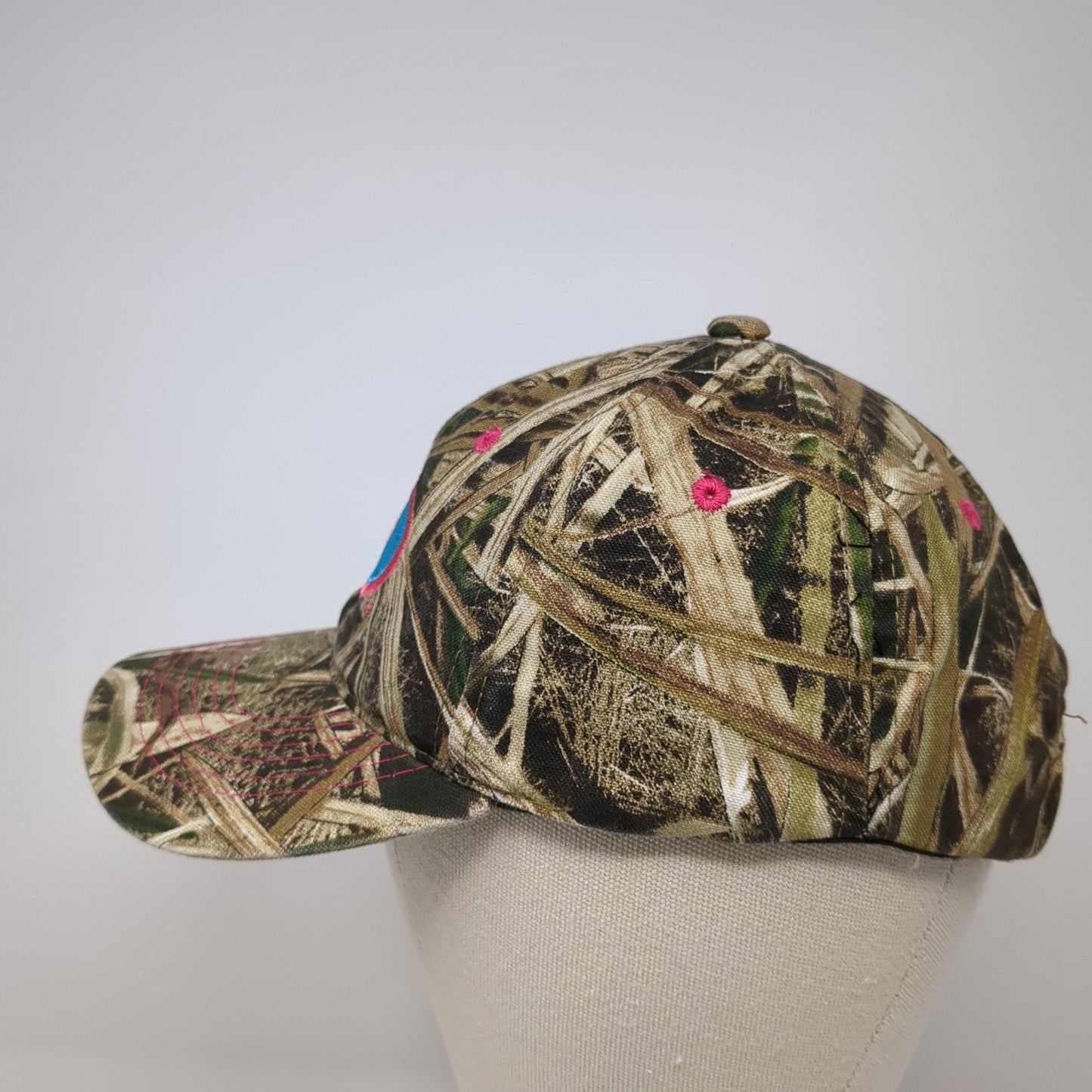 Mossy Oak Logo Strapback Hat Multicolor Camo One Size Hunting Outdoor