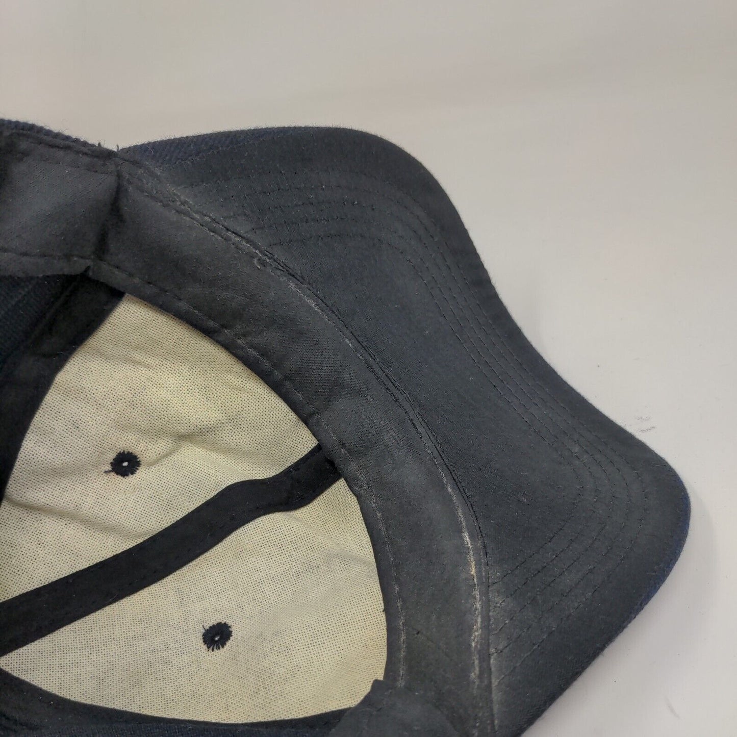 NU Fashion Inc Strapback Hat Blue OSFA Adjustable Solid 6 Panel Blank