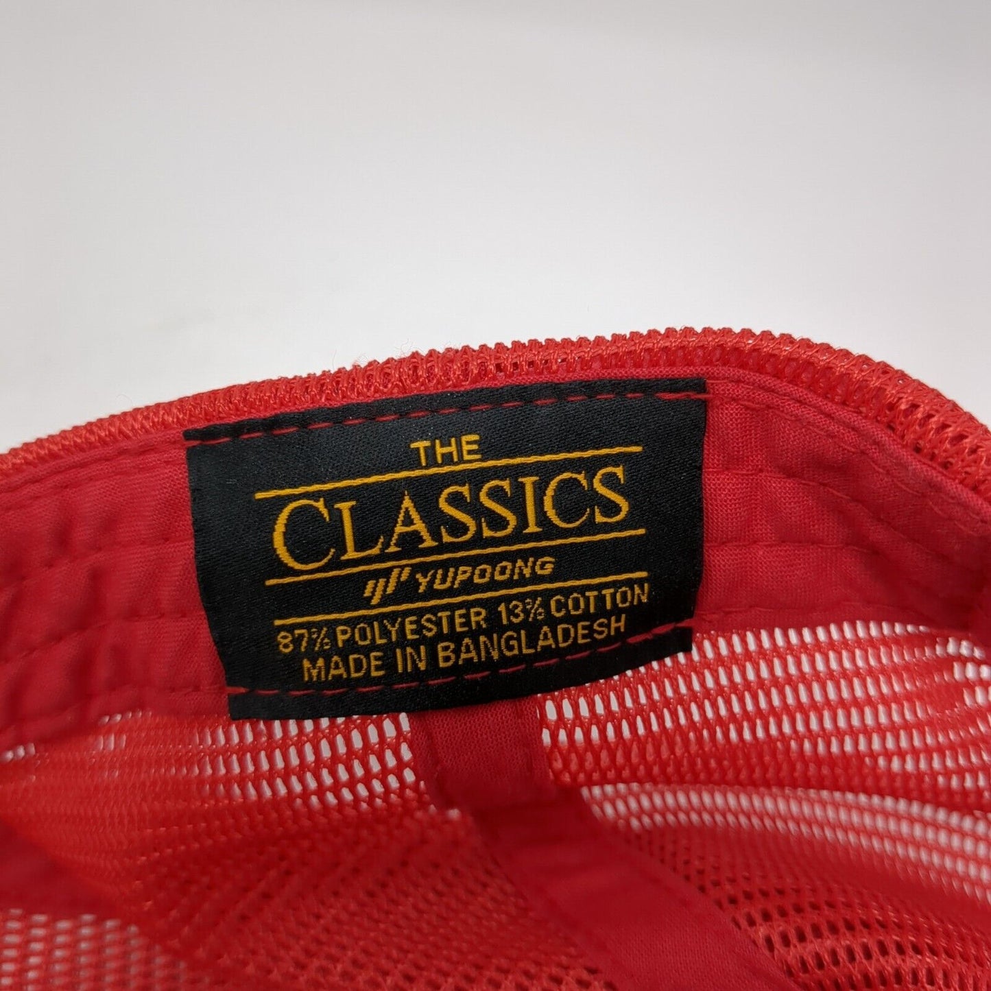 Copper Country Running Company Snapback Trucker Hat Red OS Mesh Back Yupoong