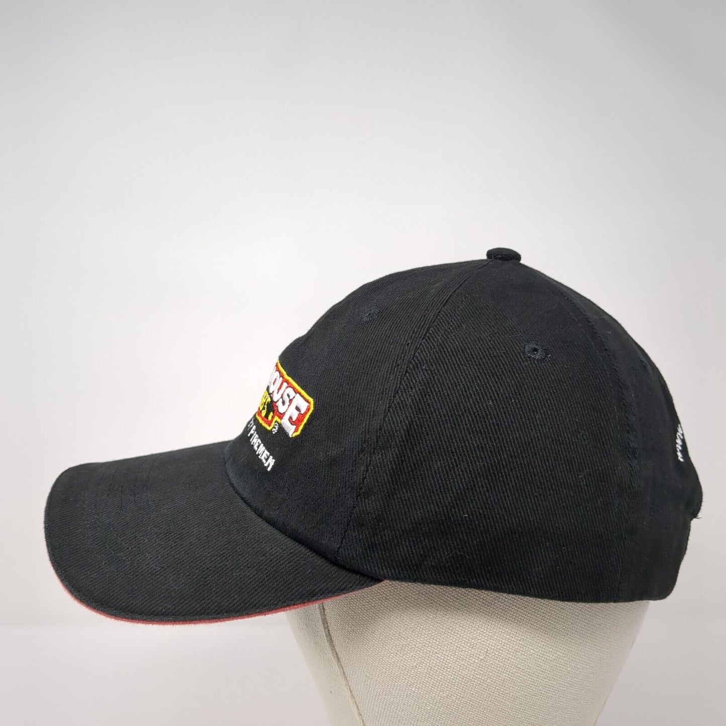 Firehouse Subs Founded by Firemen Slideback Hat Black OS Adjustable Embroidered
