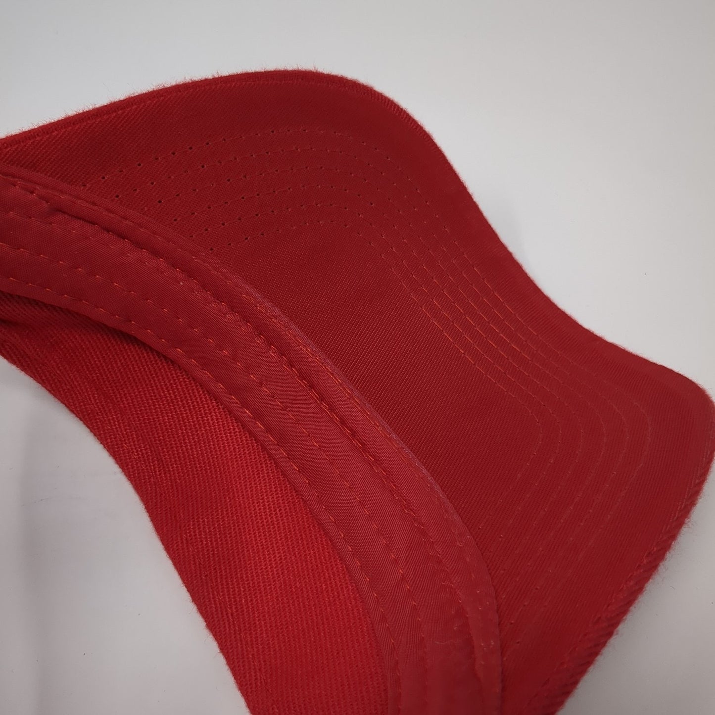 Unbranded Strapback Visor Hat Red One Size Adjustable Solid Blank Outdoor