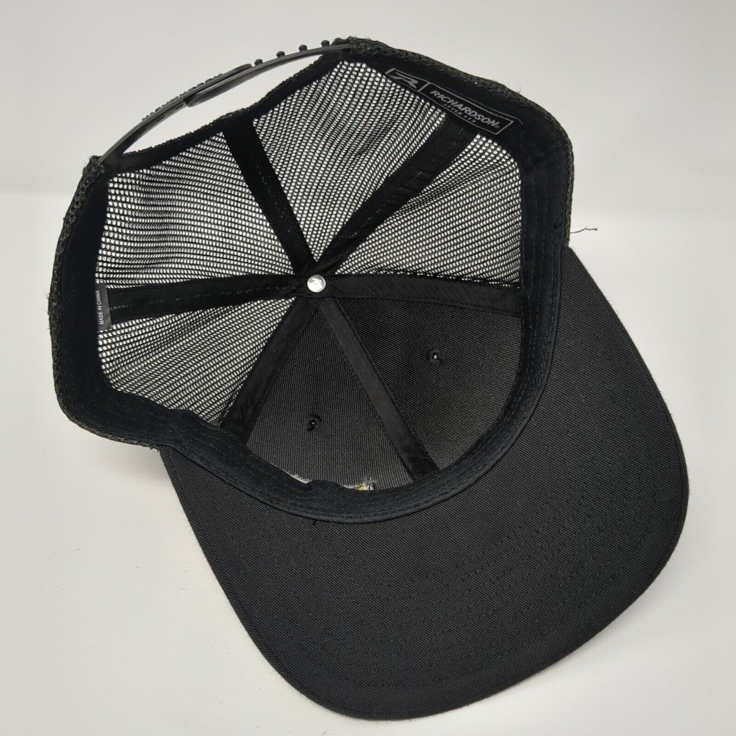 Rush Truck Centers Snapback Trucker Hat Black One Size Mesh Back 6 Panel